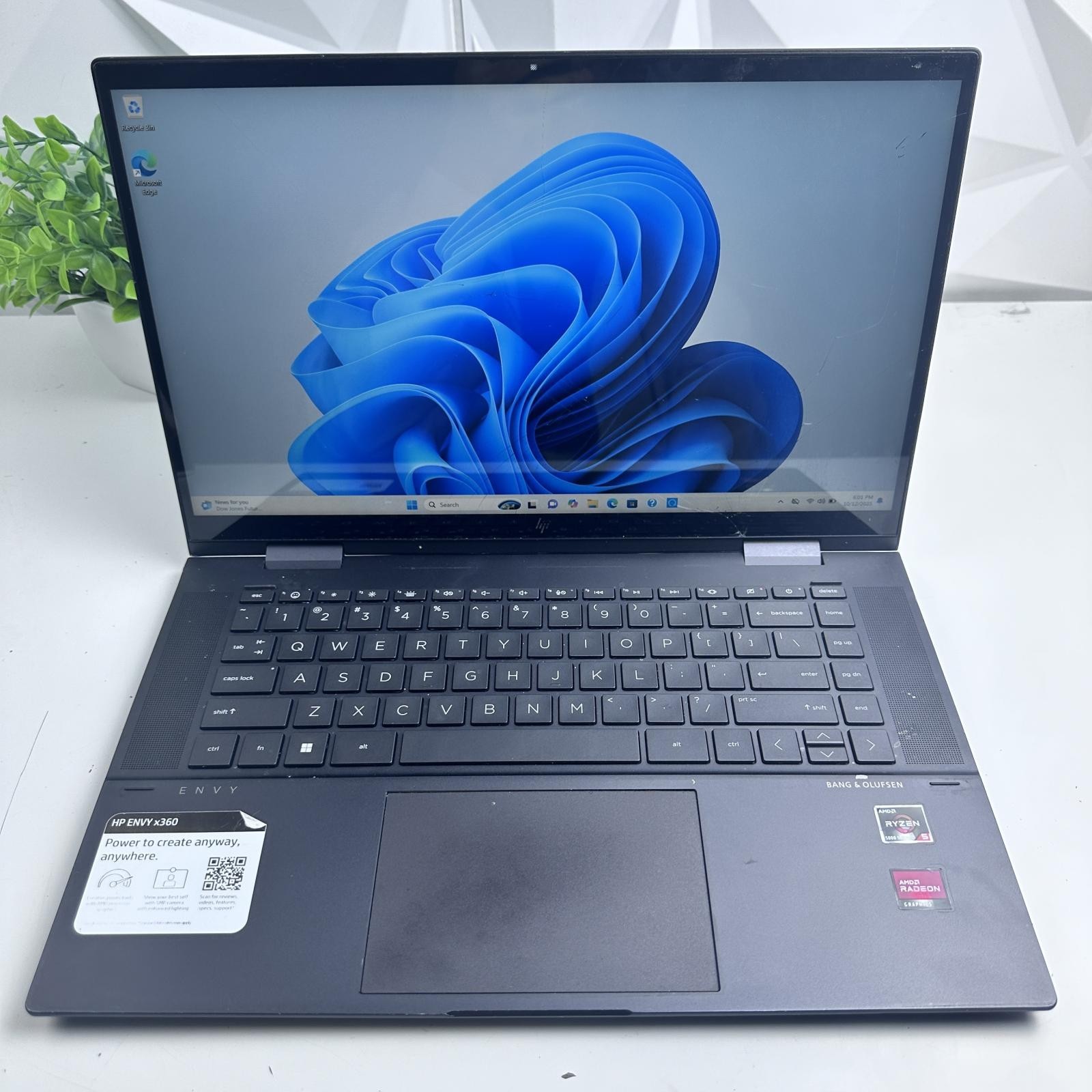 HP Envy x360 2-in-1 15-ey0013dx 15.6″ Touch, Ryzen 5 5625U, 8GB, 256GB *Pls READ