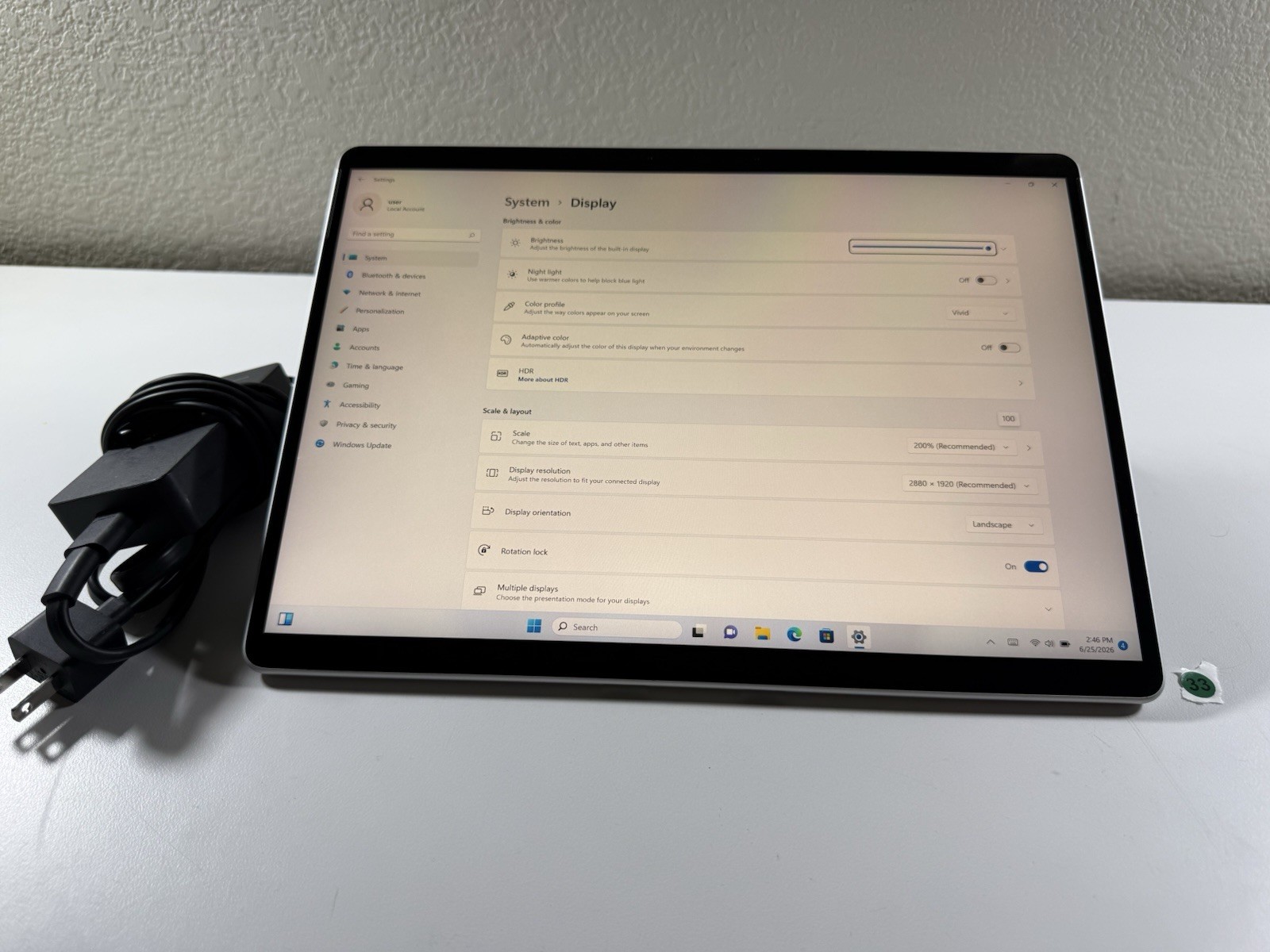 Microsoft Surface Pro 8 (1982) i5-1145G7 – 16GB RAM – 256GB 120Hz – Win 11 Pro