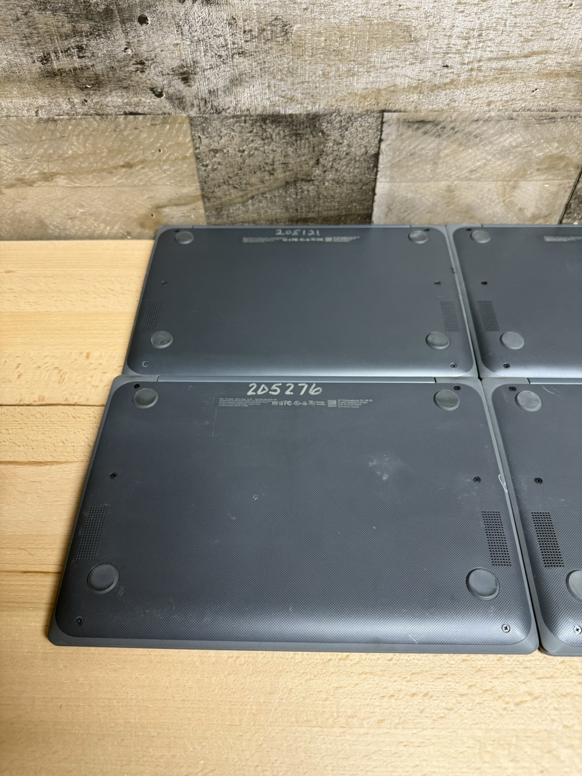 Lot of (6) HP Chromebooks 11A G8 EE AMD A4-9120C RADEON R4 1.60GHz 4 GB RAM 32GB