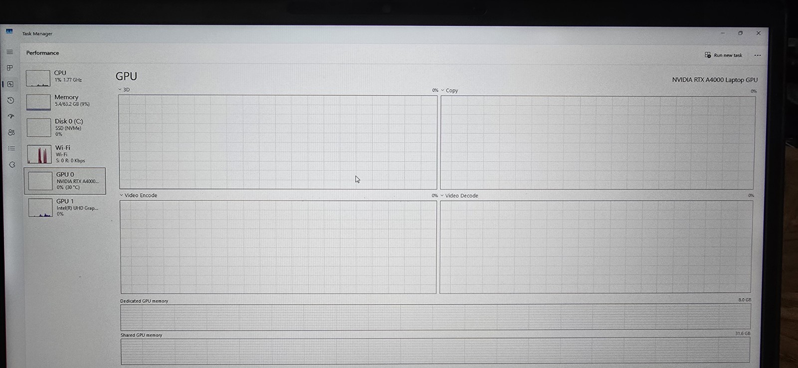 Dell Precision 7760, i5-11500H, RTX A4000, 64GB RAM, 512GB SSD, WIN 11 IoT