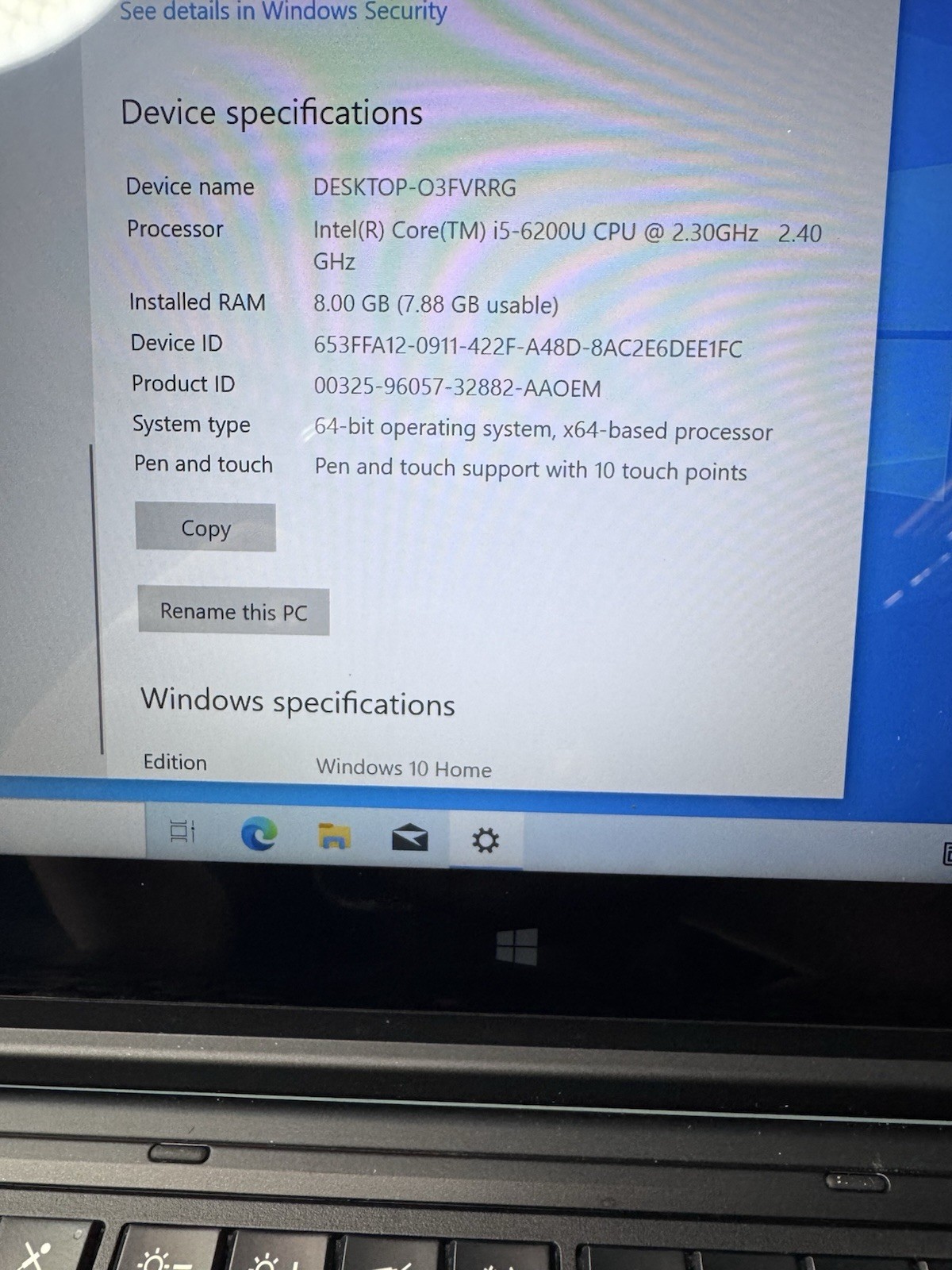 Lenovo Thinkpad Yoga 14 Intel i5 6200u 2.3ghz 8gb Ram 256gb SSD Touch Laptop #3