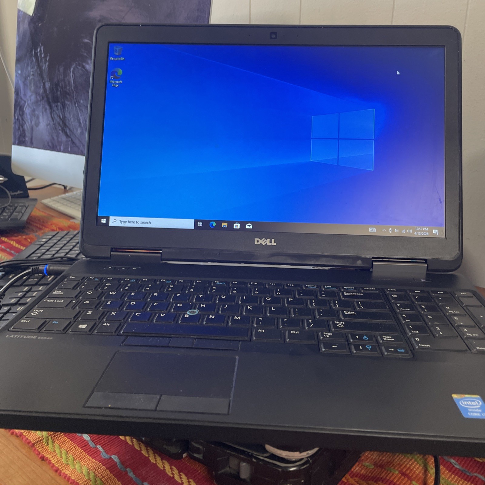 Dell Latitude E5540 Intel Core I7-4600U 2.10 GHZ 8 GB RAM 120 SSD Win 10 Pro
