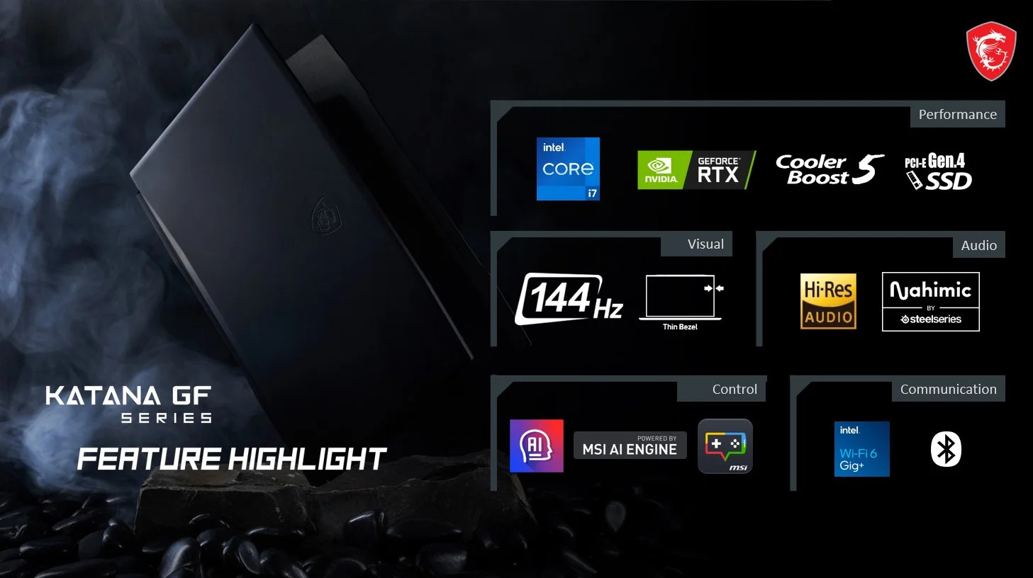 Katana 15.6 Inch 144Hz Gaming Laptop Intel Core I7-13620H NVIDIA Geforce RTX 405