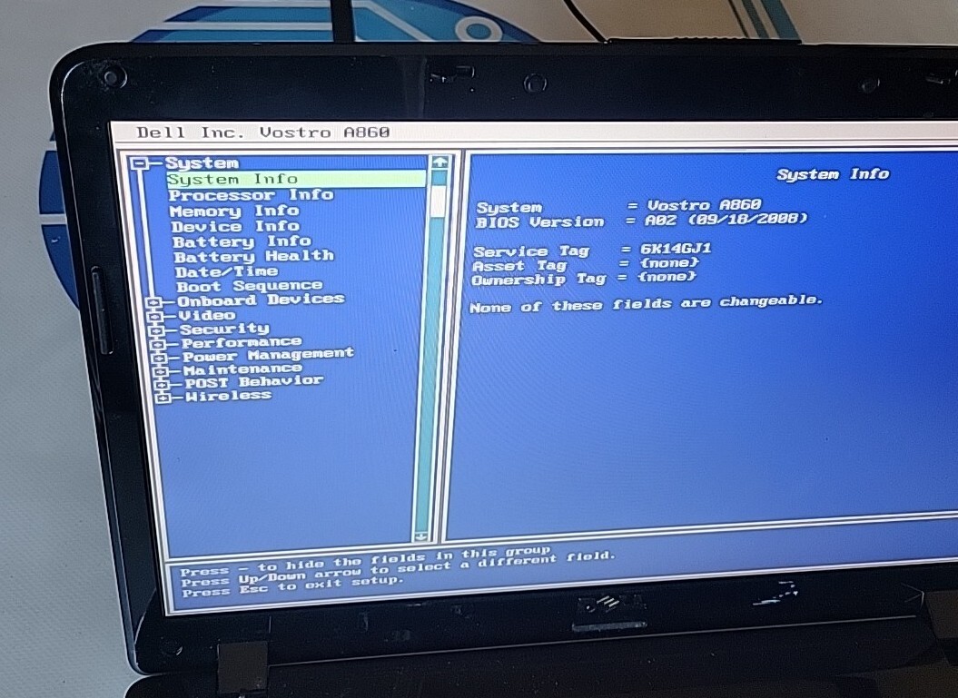 Dell Vostro A860 15.6″ Intel Celeron 2.13GHz 1GB RAM 160GB HDD w/ AC *No OS