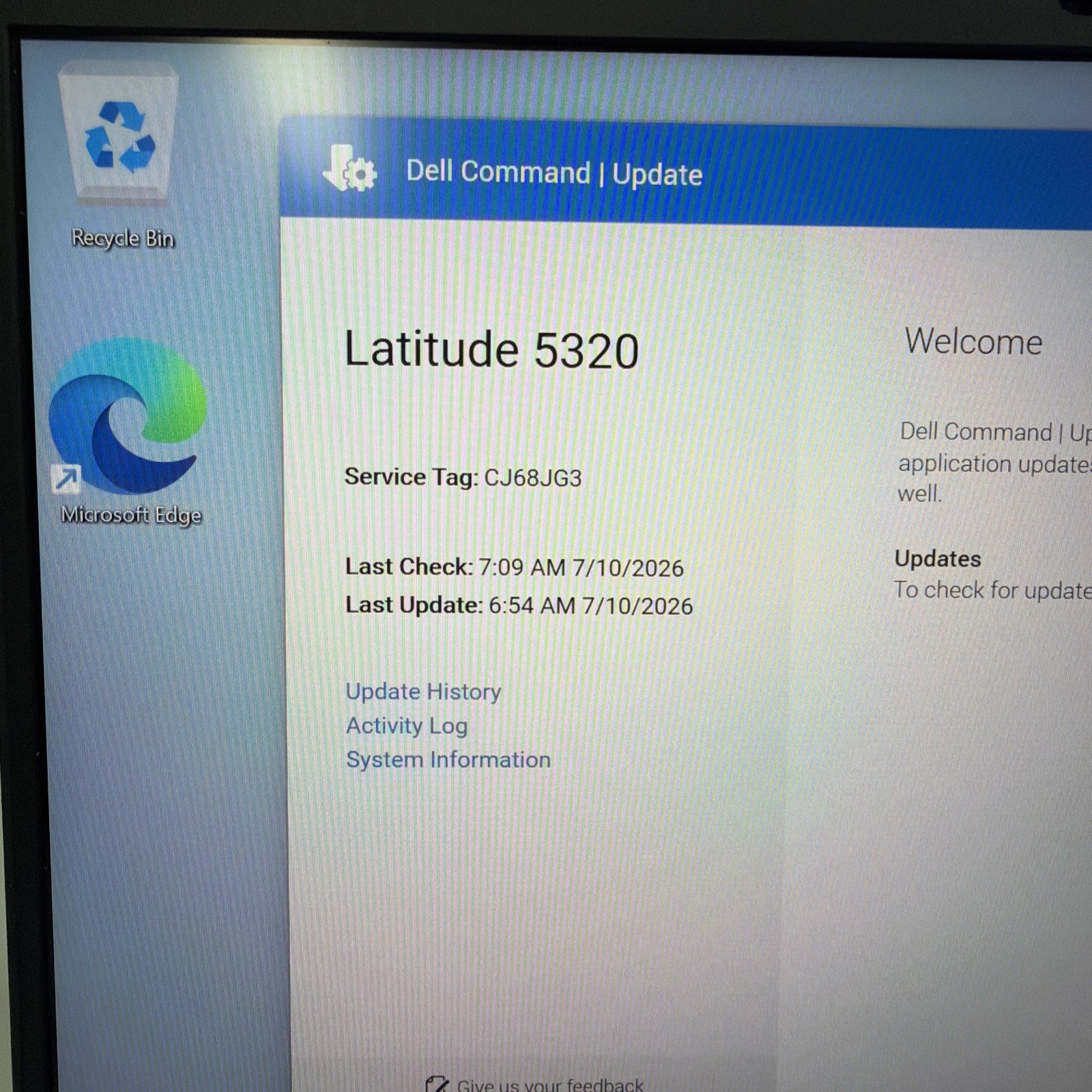 Dell Latitude 5320 13″ i5-1145G7 256GB SSD 16GB RAM 128GB Intel Iris Xe Graphics