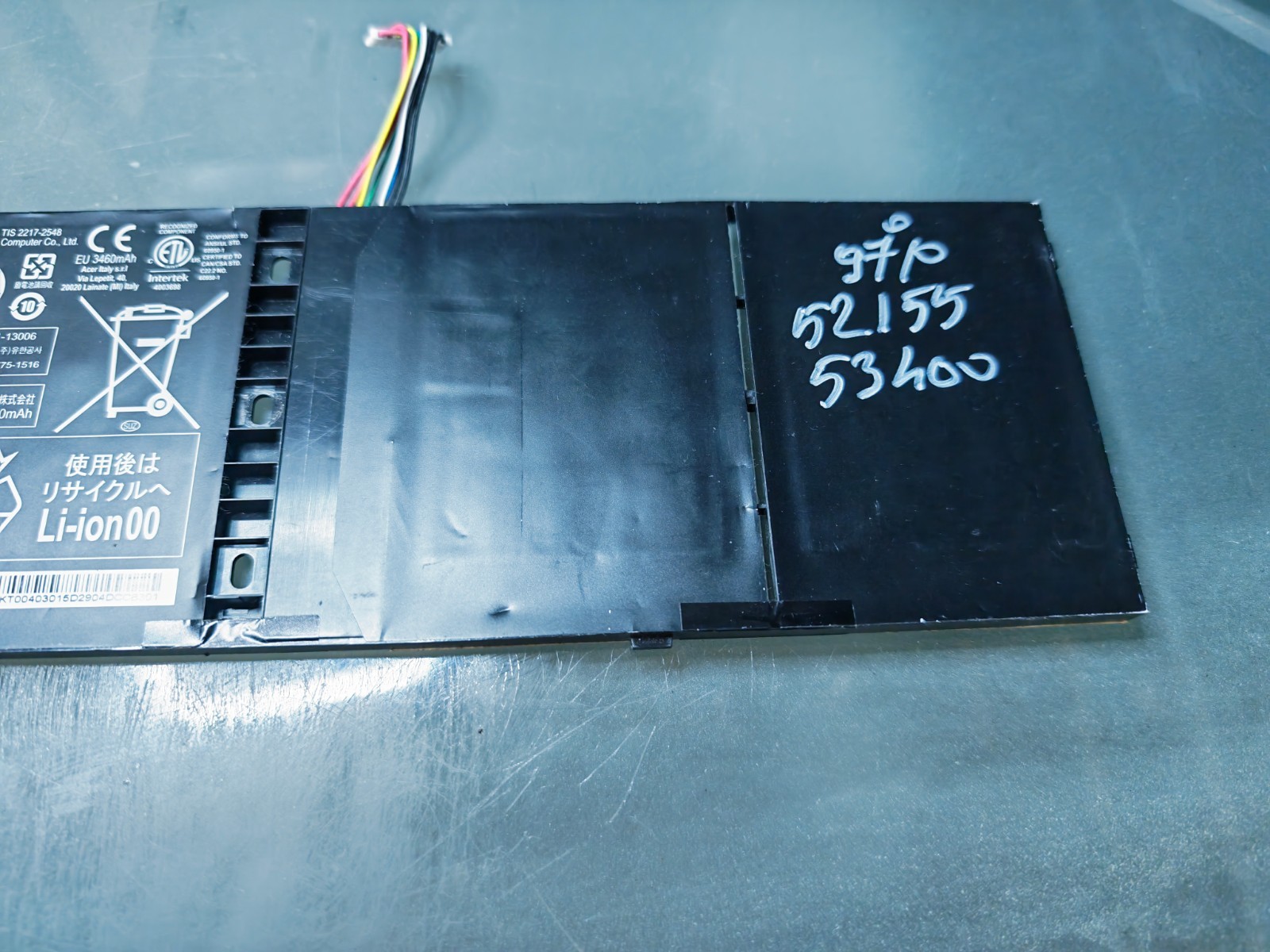 ACER BATTERY AP13B3K 15.V 3560mAh 53Wh ORIGINAL 97% #