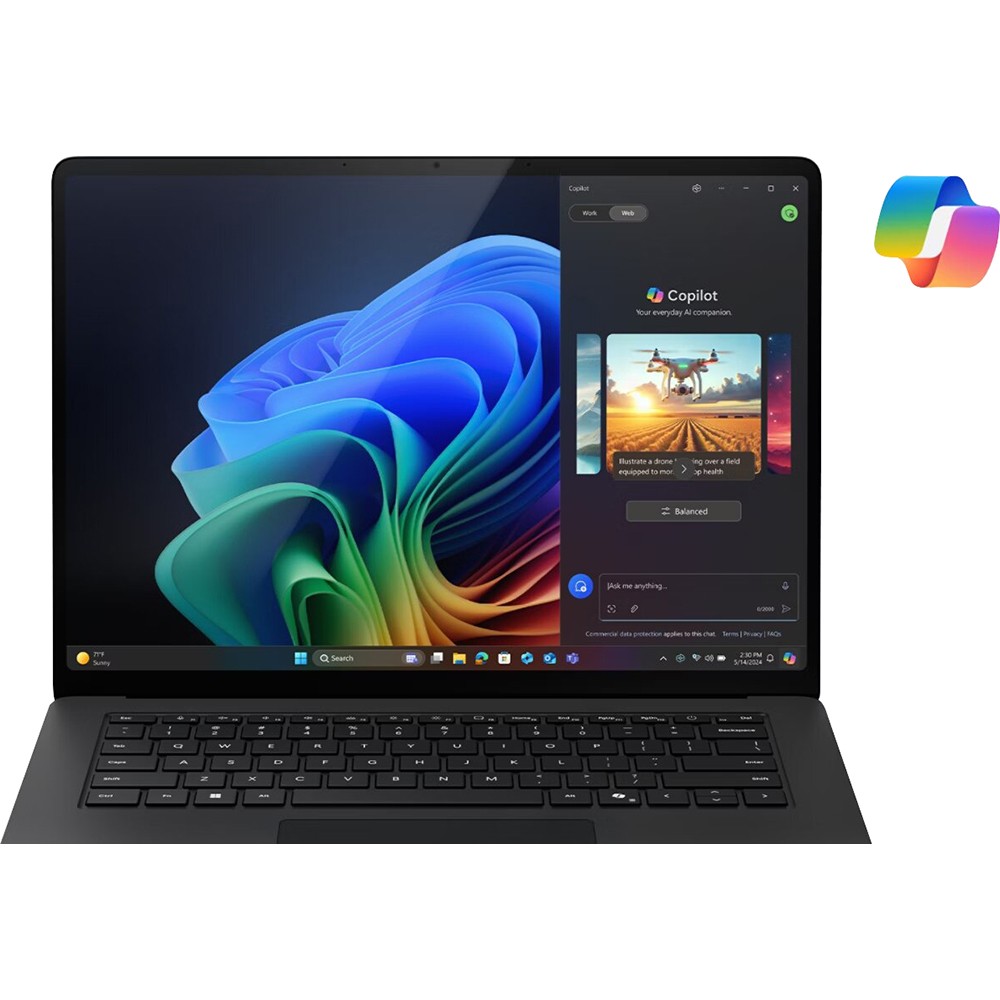Microsoft Surface Commercial 13.8″ Surface Copilot+ PC Laptop in Black – ZHB-000