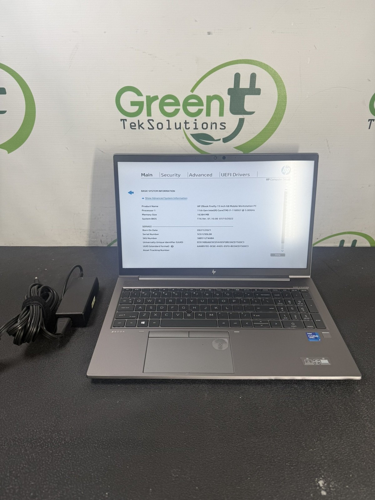 HP ZBook Firefly 15 G8 15.6″ Core i7-1185G7 3.0GHz 16GB DDR4 512GB SSD – READ