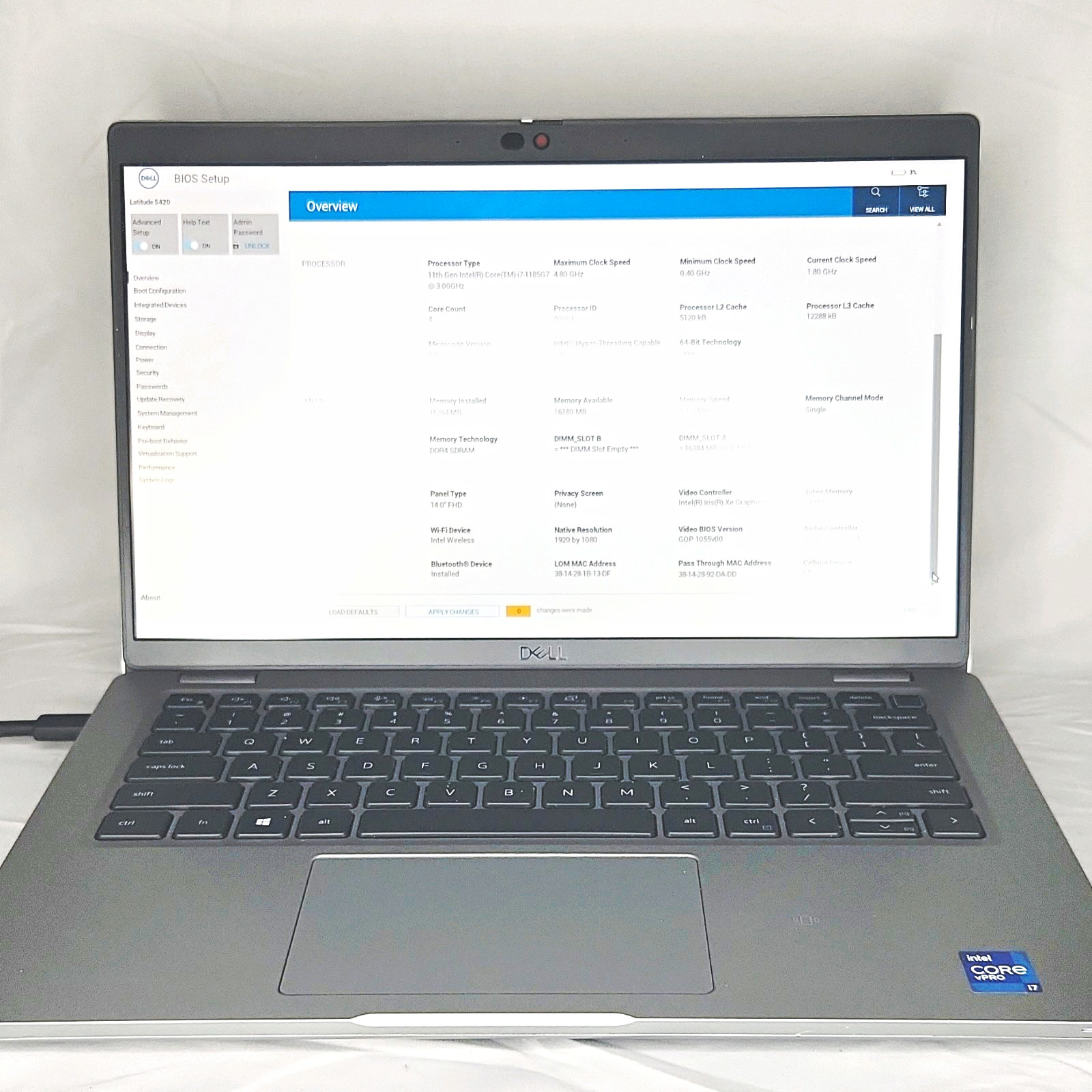 Dell Latitude 5420 14″ FHD Laptop i7-1185G7 16GB RAM 512GB SSD Tested READ