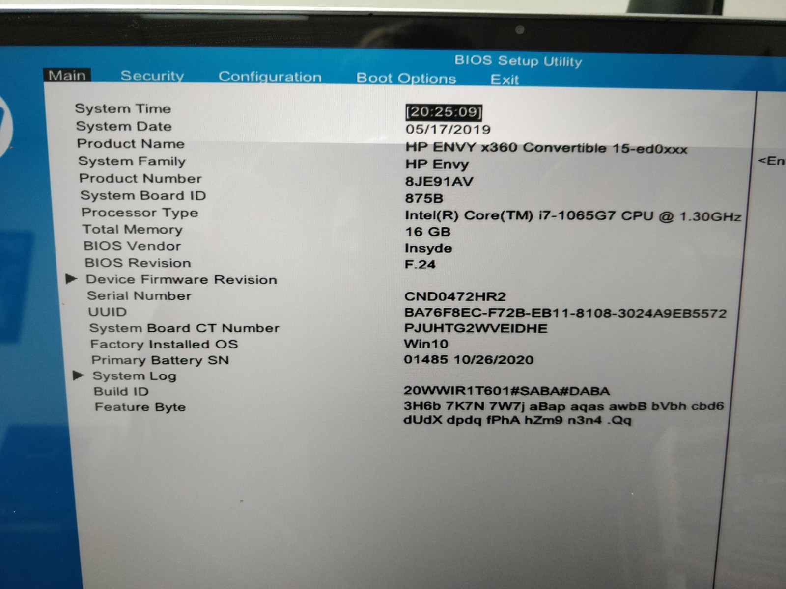 HP Envy x360 15T-ED000 INTEL CORE I7-10510U@1.80GHz 8GB RAM NO DRIVE PARTS 8744
