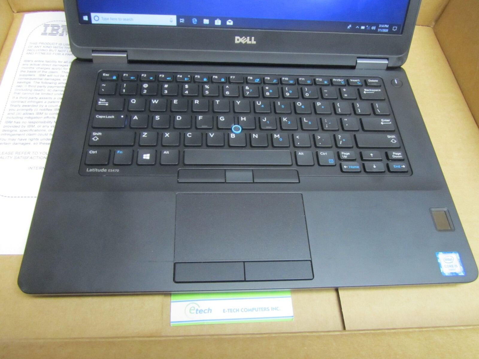 1 unit – Dell Latitude E5470 i5-6300U 2.4GHz 8GB RAM 256GB SSD 14″ HD 1366×768
