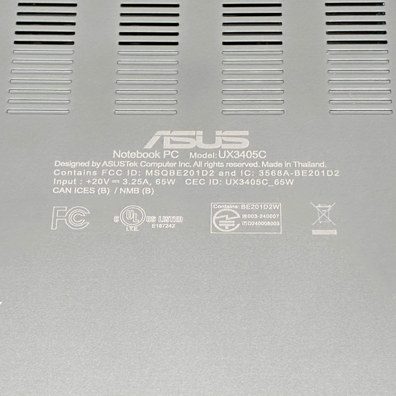 Asus Zenbook UX3405C 14in Ultra 9 32GB 1TB Silver READ
