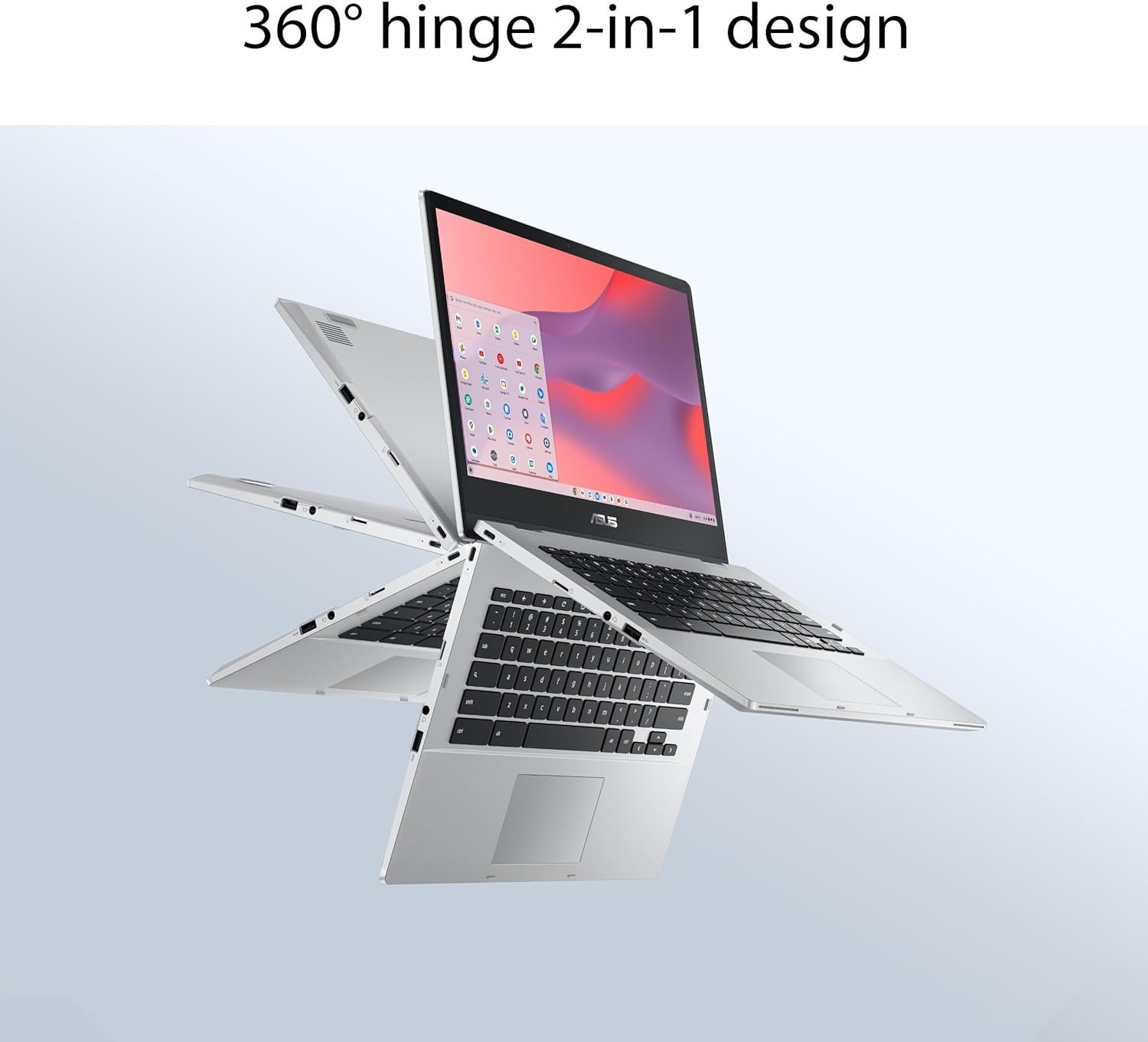 ASUS Chromebook Flip CX1 14″ Touch N4500 128GB 8GB Silver CX1400FKA-AS88FT