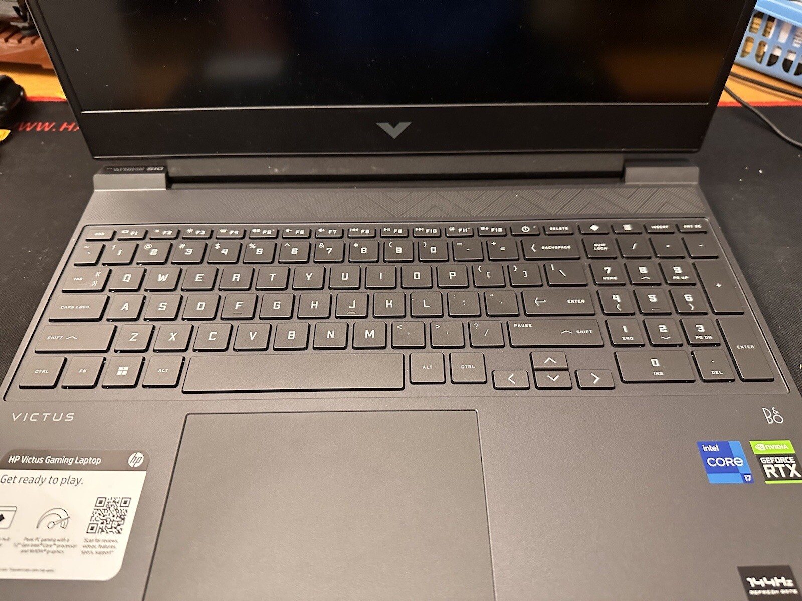 HP Victus Gaming Laptop, 15.6-inch FHD, i7-12650H,16GB, 512GB SSD, RTX 3050 Ti