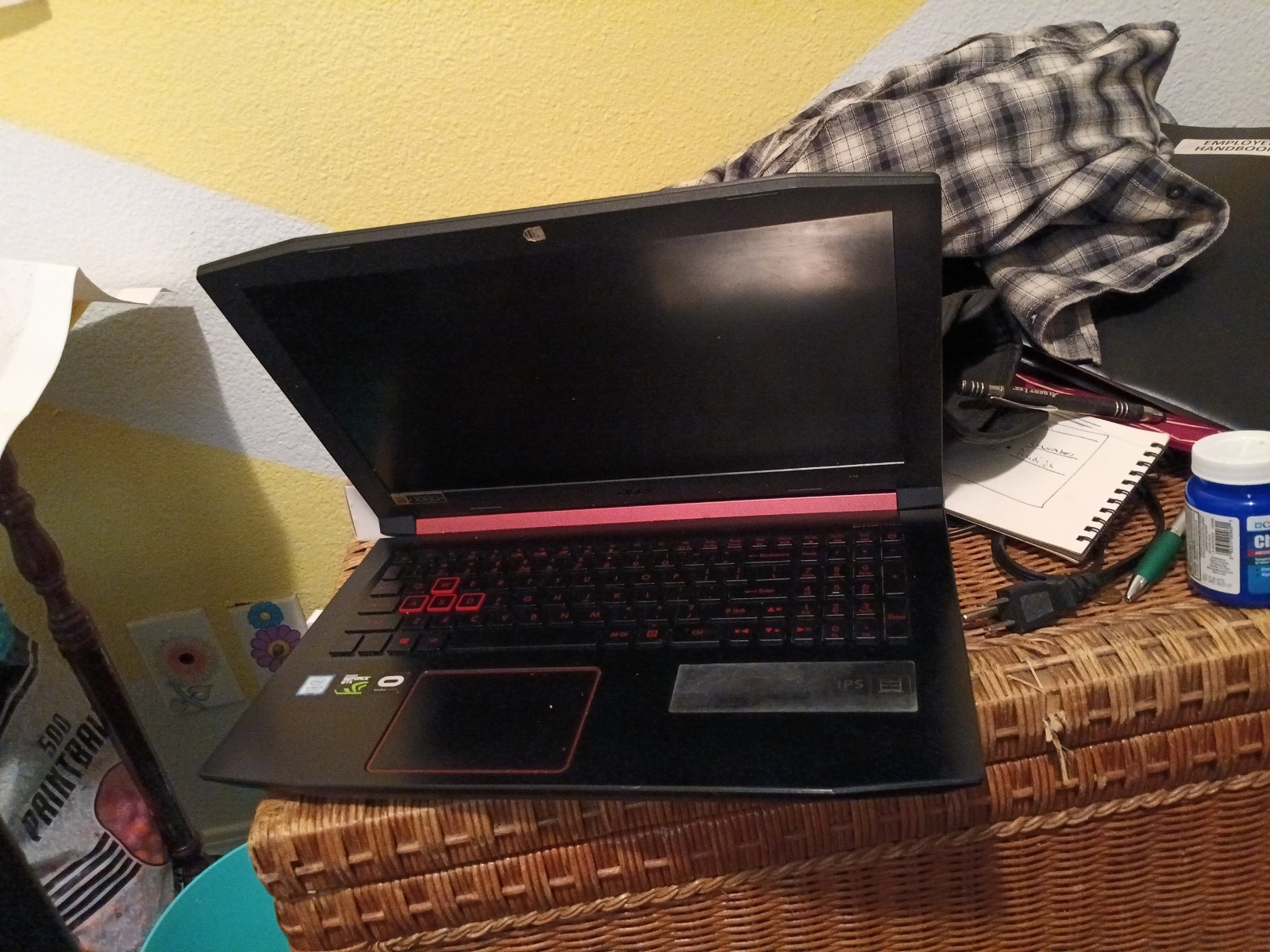 Acer Nitro 15.6″ Gaming Laptop, Dedicated Graphics, Black/Red, Backlit Keyboard