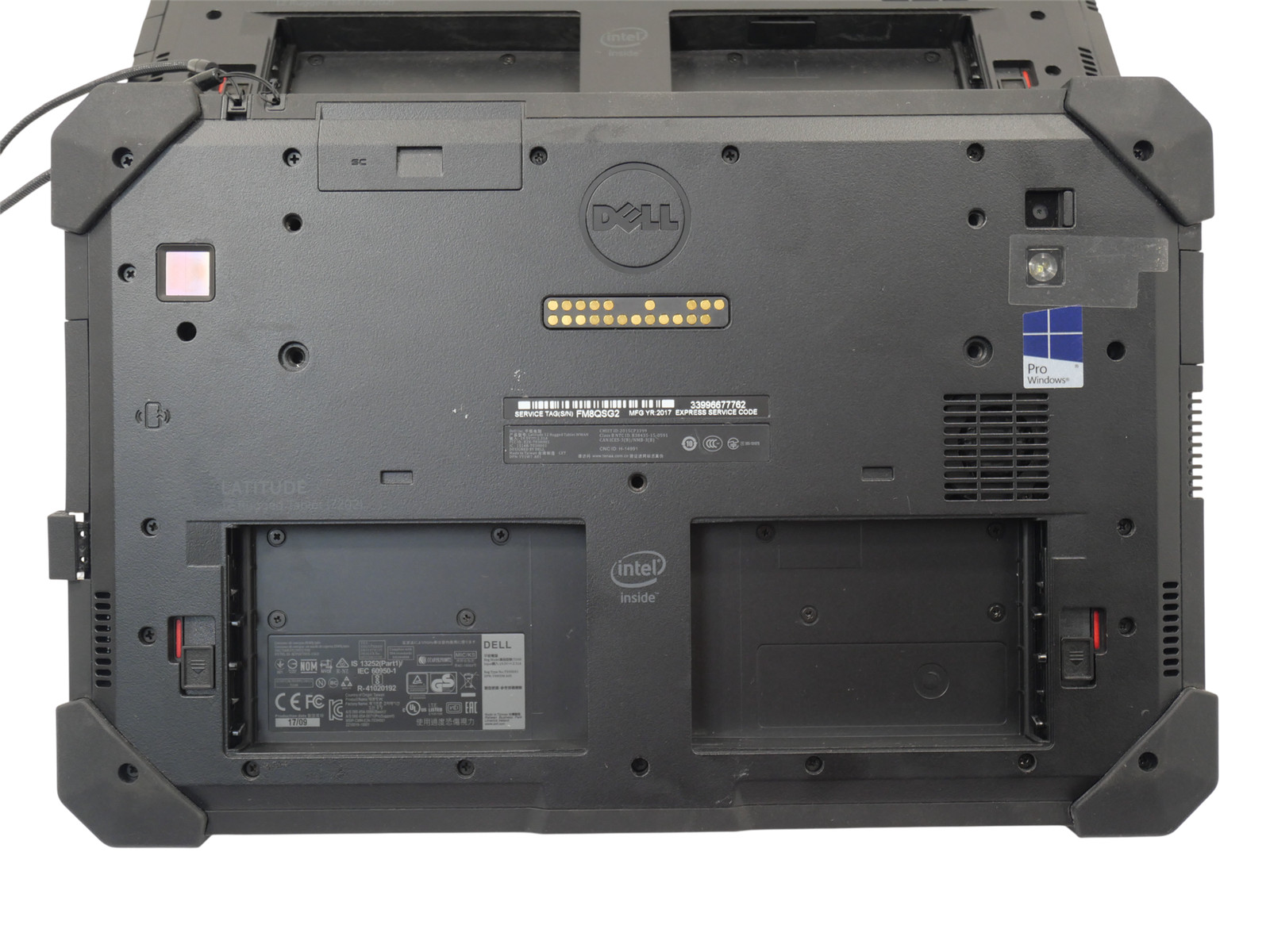 Lot 5 Dell Latitude 7202 Rugged Tablet 12″ Core M-5Y71 1.20GHz 8GB No SSD