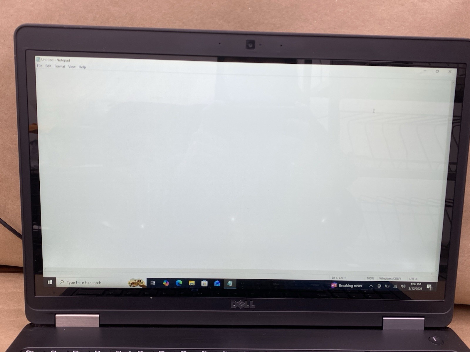 Dell Latitude E5570 – 16″ FHD Touch- i7-6600U – 4GB – 128GB – Win 10 – READ