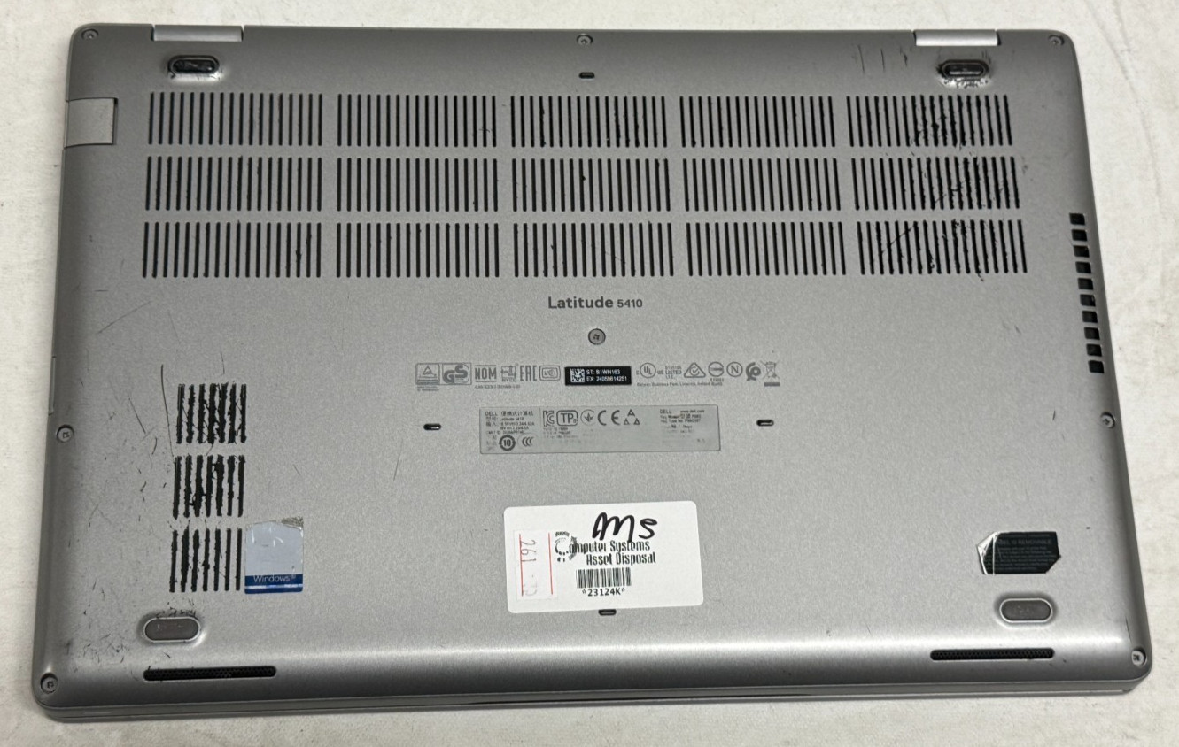 Dell Latitude 5410 14″ (i5-10210u 1.60GHz – 16GB RAM – 512GB SSD – Win11Home)