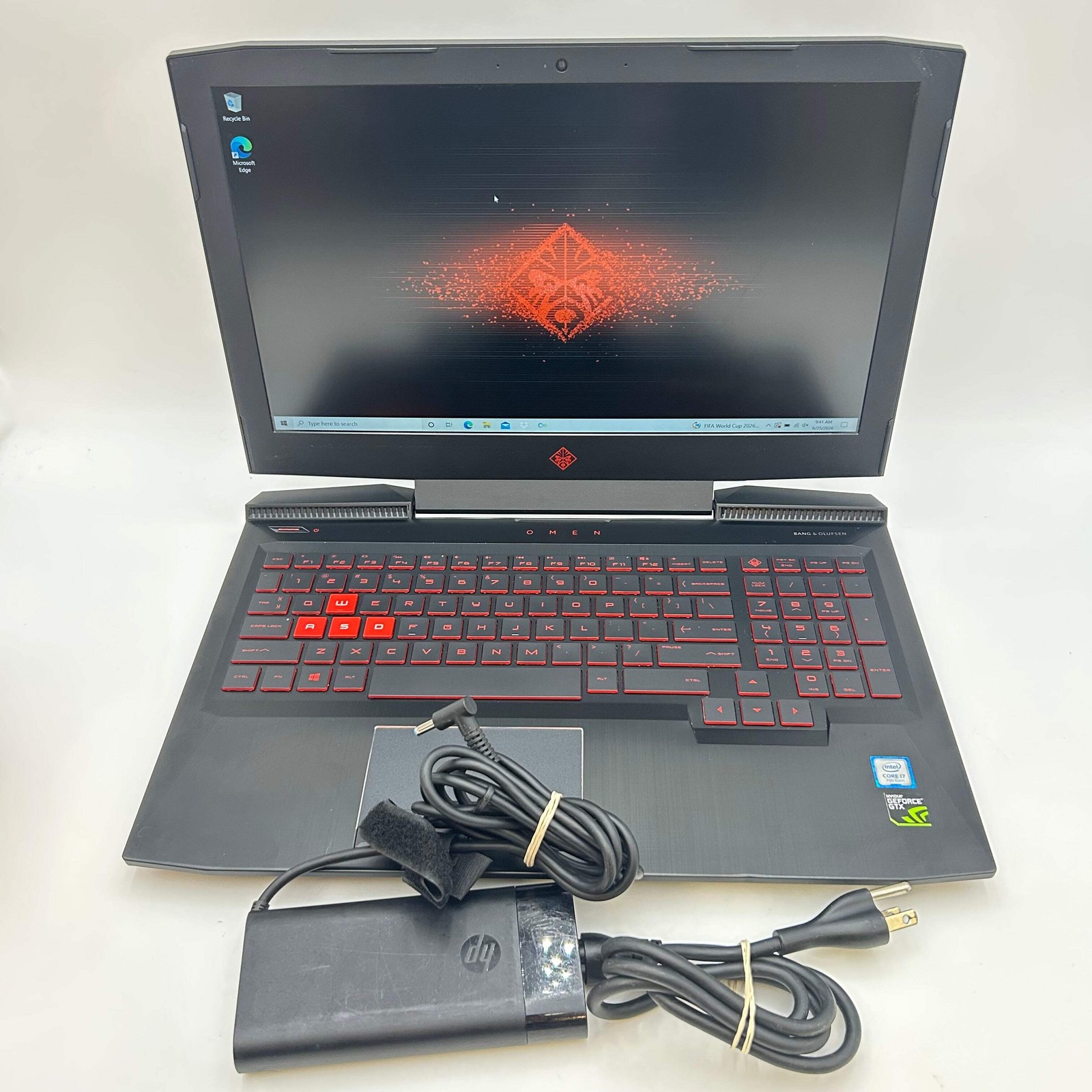 HP Omen 15″ Laptop Intel i7-7700 GTX 1050 2.80GHz 8GB RAM 1TB HDD 15CE018DX