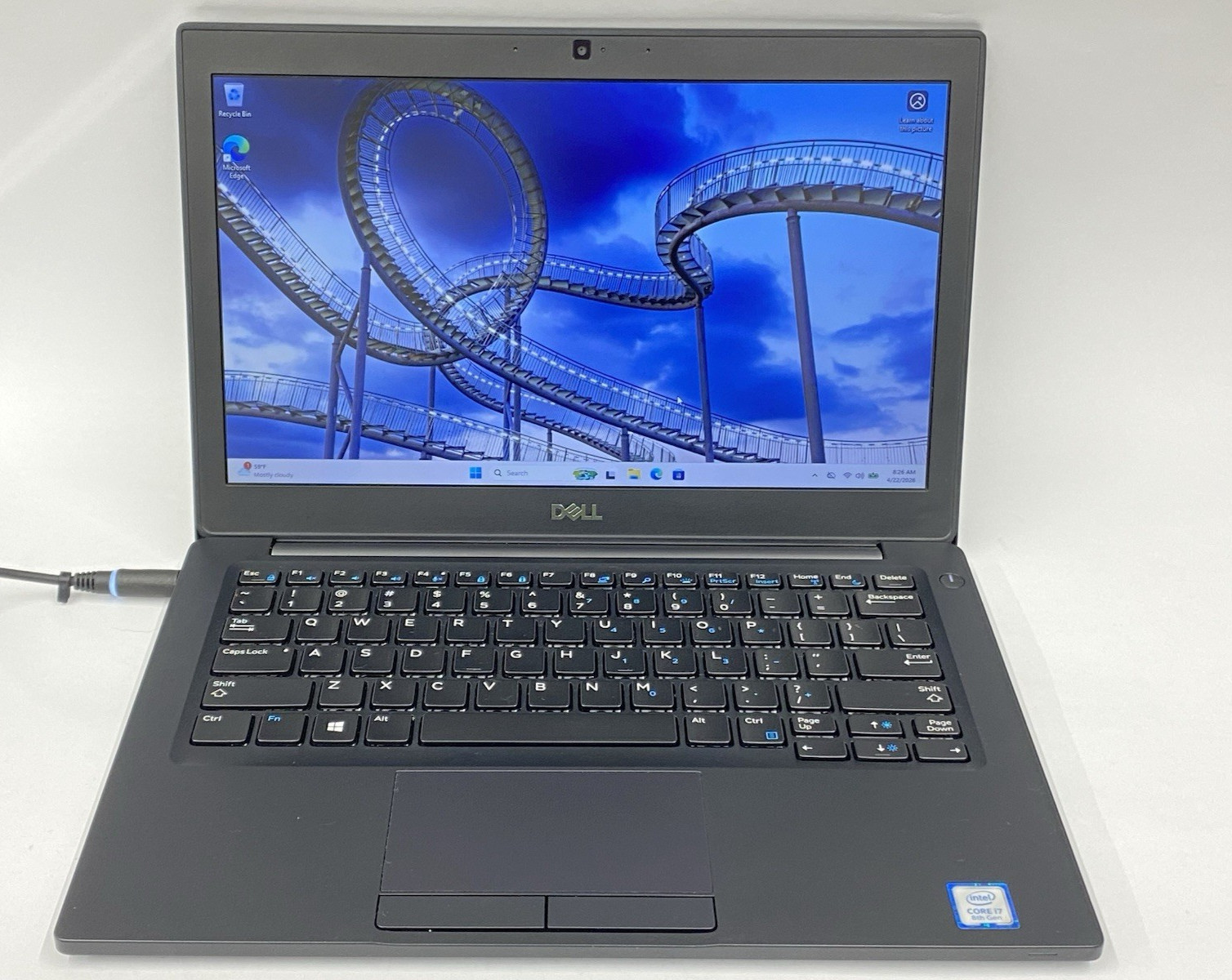 Dell Lat.7290-Grade A – 12.5″ HD – i7-8650U – 8GB – 256GB SSD – Win 11 Pro