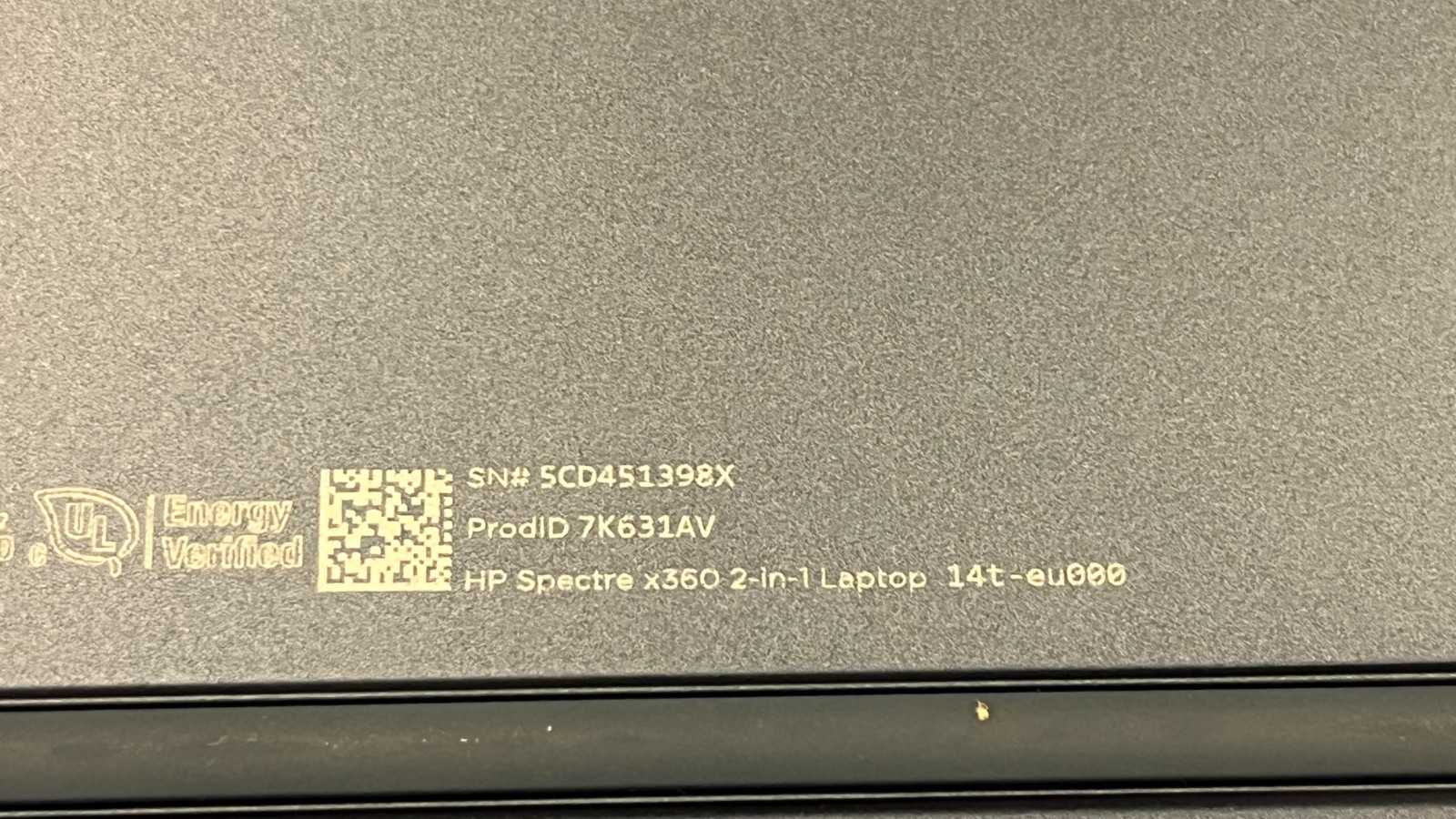 HP Spectre x360 14.0″ 7K635AV 5CD451398X (Grade C)