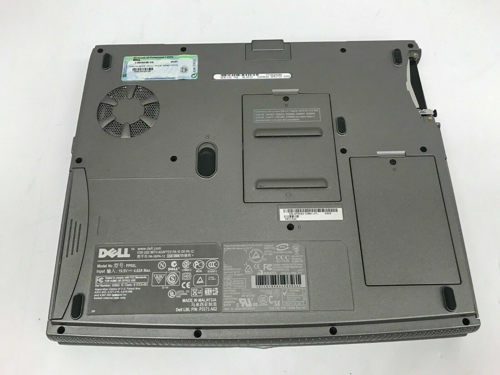 DELL INSPIRON 1150 PP08L *PARTS OR REPAIR ONLY*