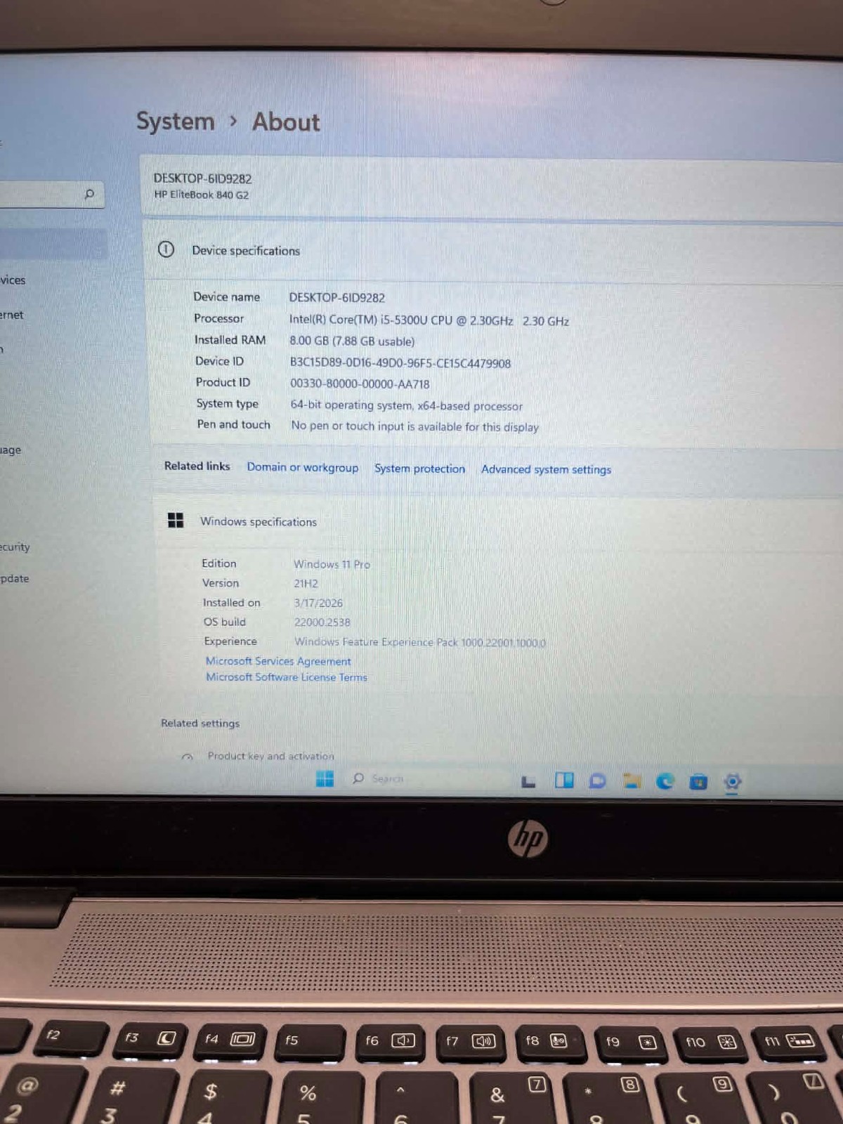 HP EliteBook| Windows 11 |i5-5300U|8GB|500GB|Backlit| YEAR WARRANTY |New Battery
