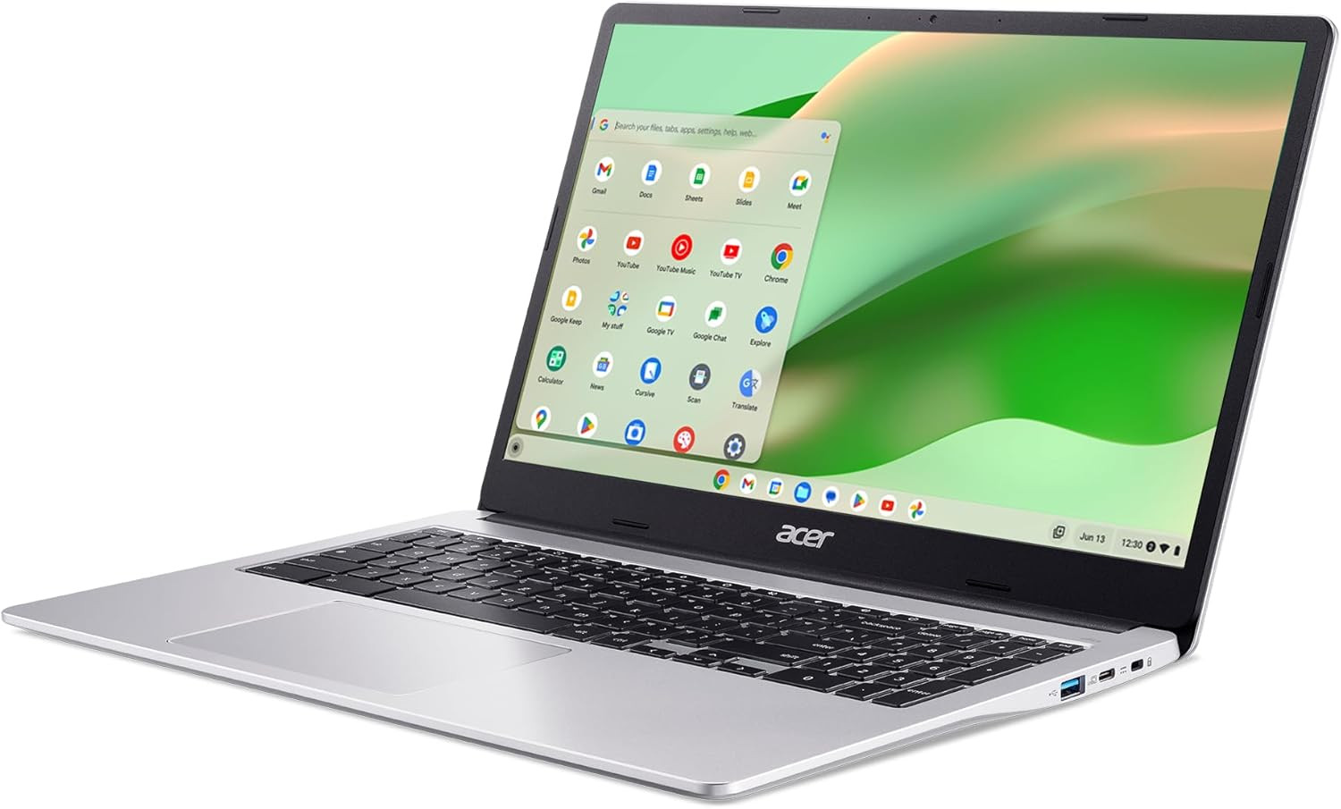 Chromebook 315 Laptop | Intel Celeron N4500 | 15.6″ Full HD IPS Display | Intel