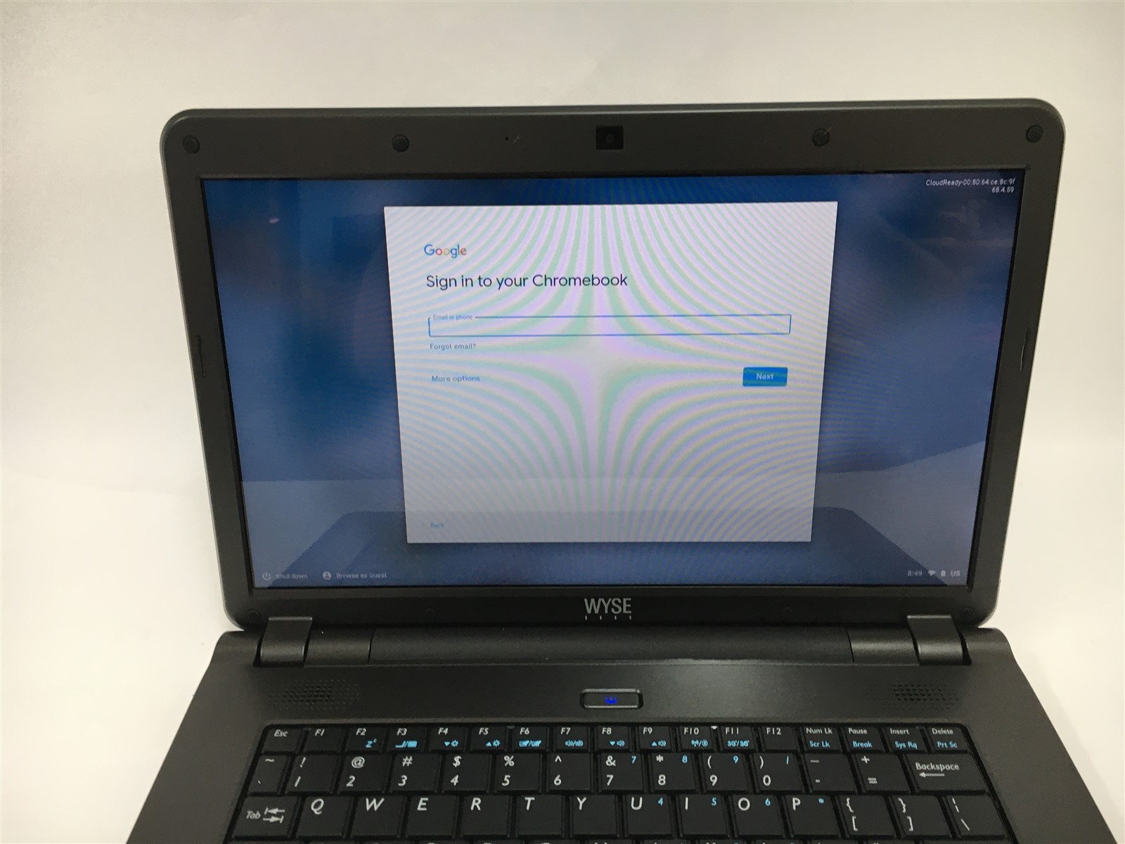 WYSE Xn0m Laptop AMD G-T56N 1.65GHz 4GB RAM 8GB SSD Chrome OS 14″