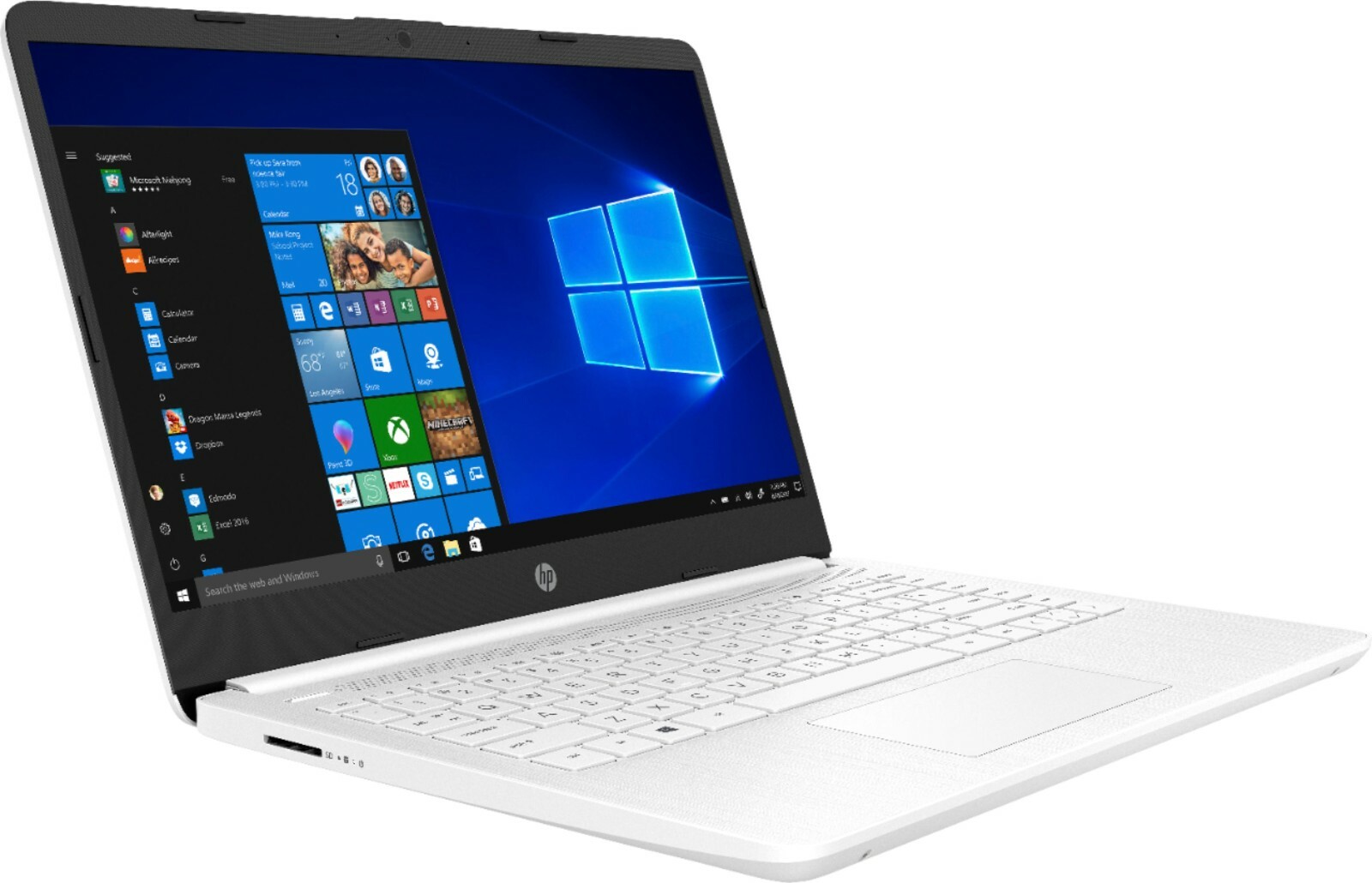 Newest HP 14” Laptop Intel Dual Core CPU 8GB RAM 128GB (64+64) (White)