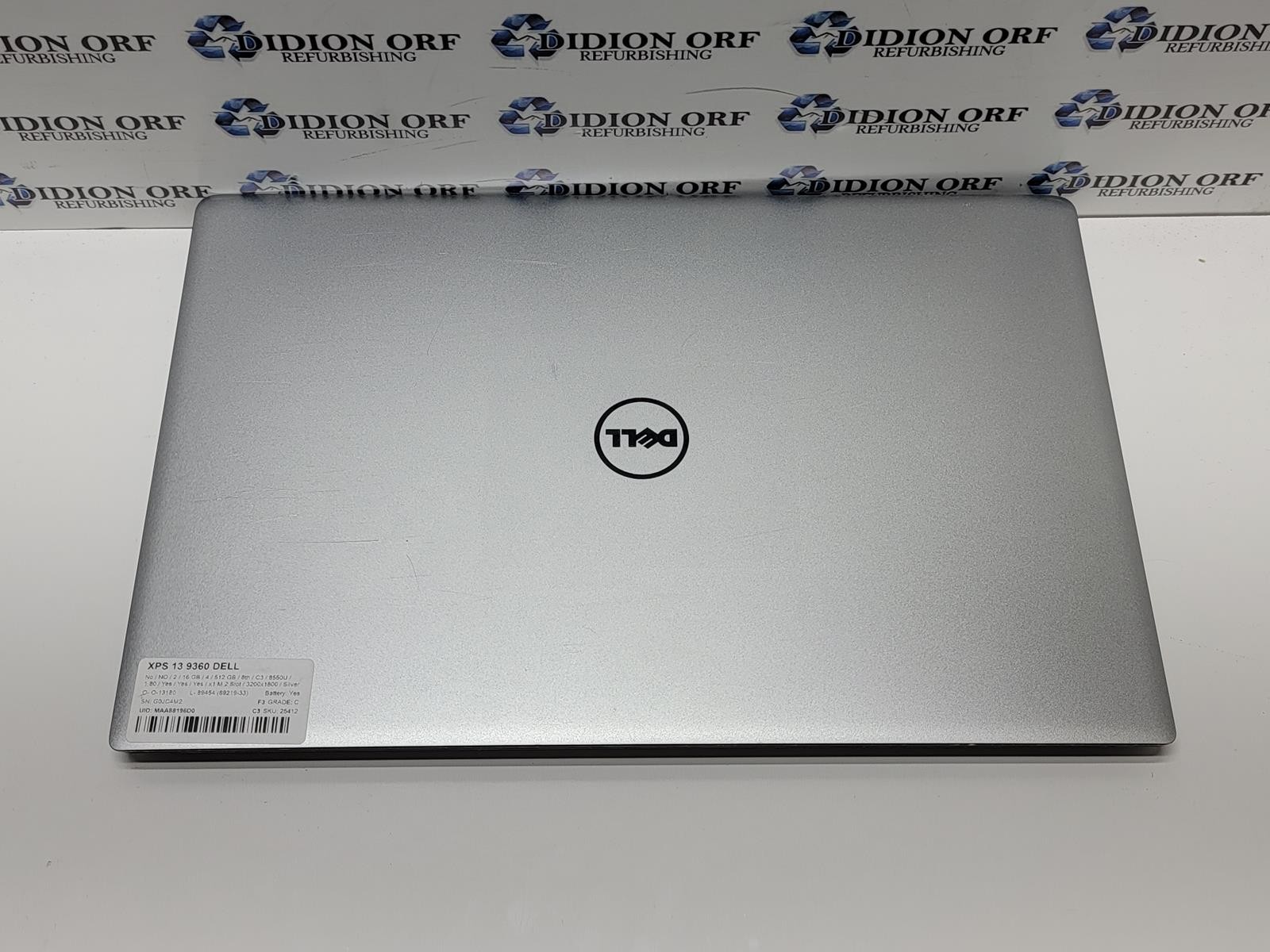 DELL XPS 13 9360 8550U 1.80GHz 16 GB RAM 512 GB SSD NO OS SKU 25412