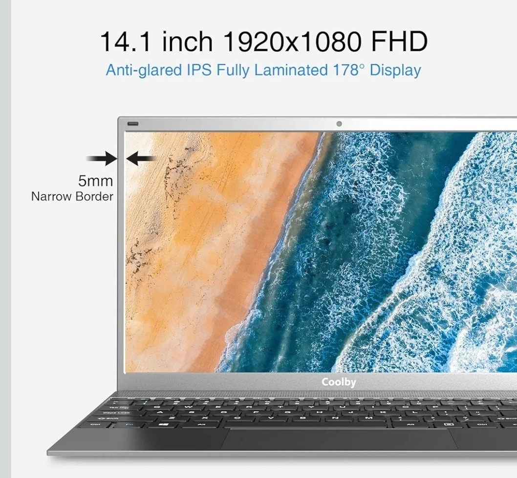 Coolby 2023 Windows 11 Laptop Computer 14.1 inch Notebook PC with Intel J4005…