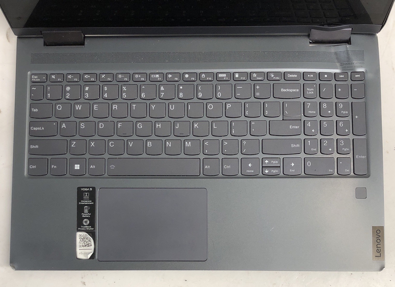 Lenovo Yoga 7-15ITL5 Unknown Processor DDR4 Ram No Drive/OS Broken Hinge – Read