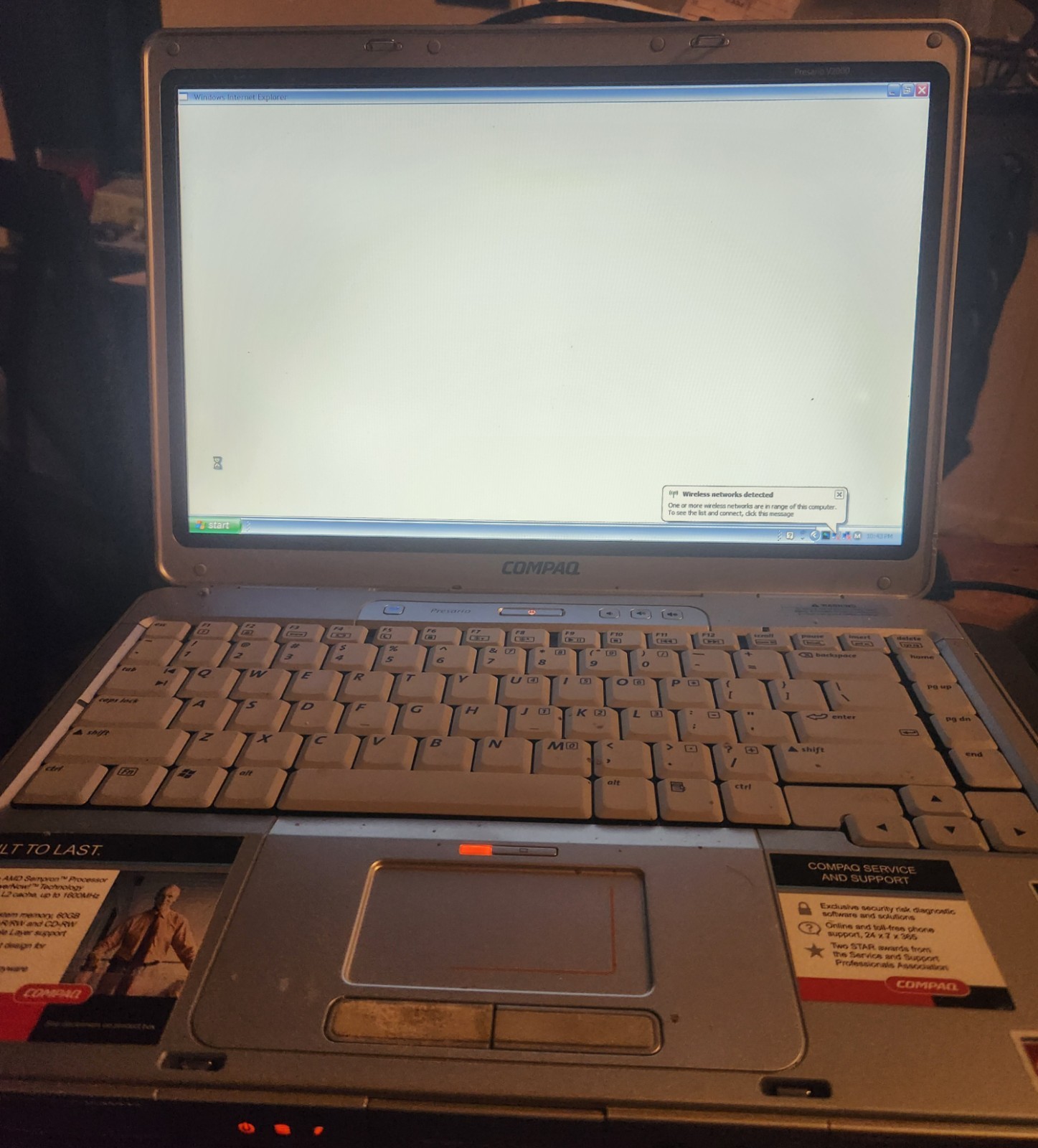 Compaq Presario V2615US Laptop With Box Free Shipping