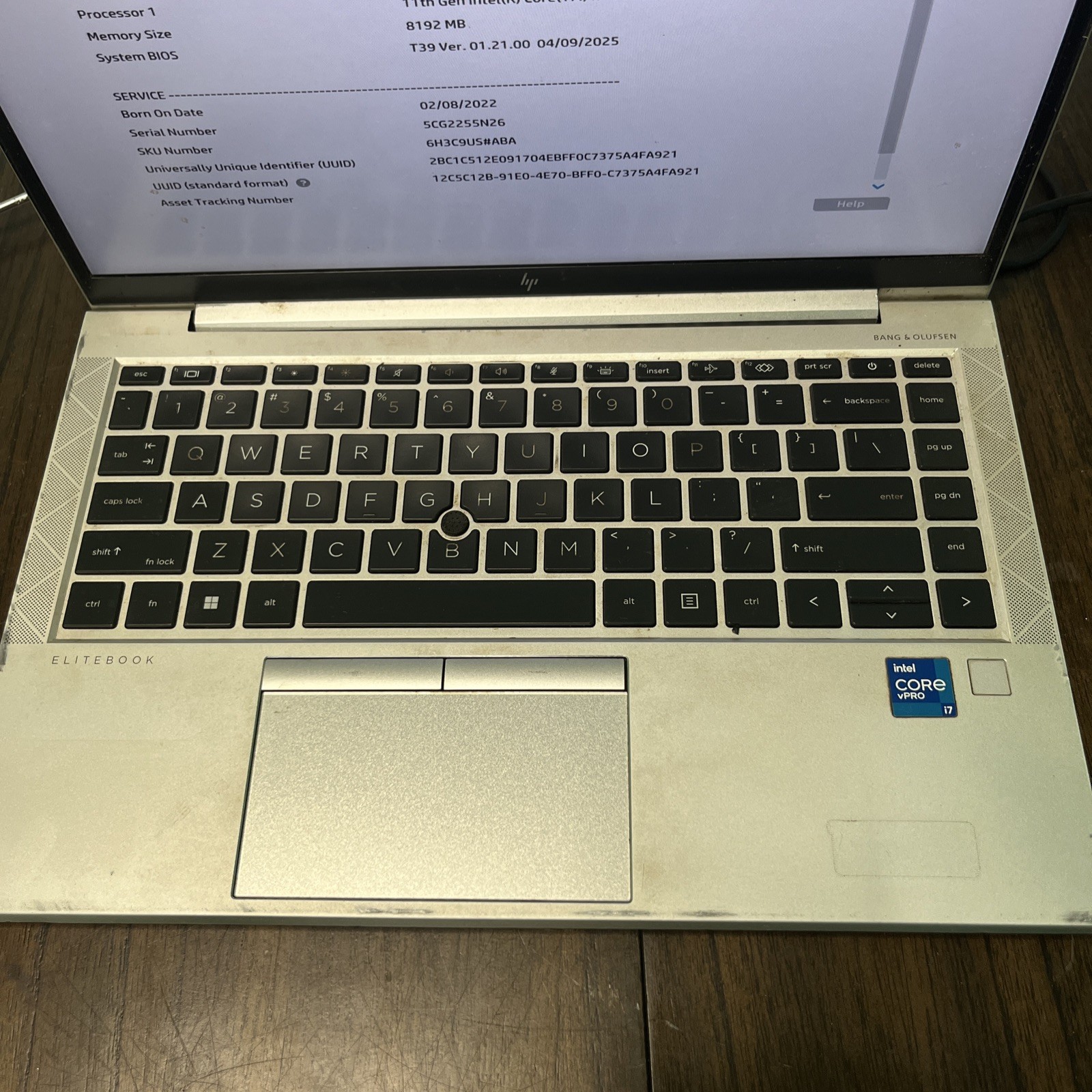 HP EliteBook 840 G8 Laptop Intel Core i7 1165G7 2.8GHZ 14″ NO RAM NO SSD