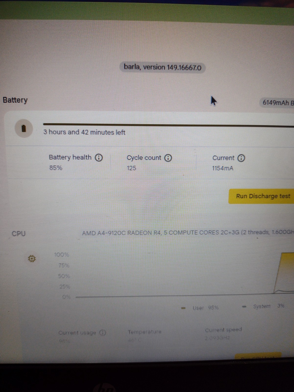 HP CHROMEBOOK 11A G6 EE 4GB 16GB VERY NICE CLEAN GOOD RUNNING LAPTOP UPTO DATE