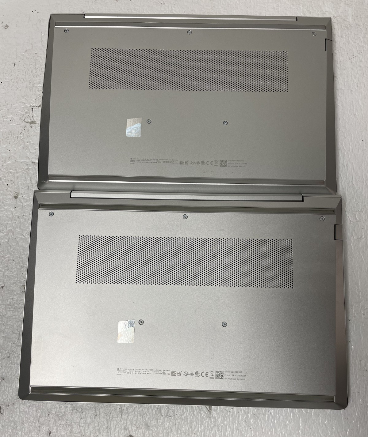 Lot of 2 HP ProBook 445 G10 14″ AMD Ryzen 5 7530U 8GB RAM NO SSD BrokenScreen