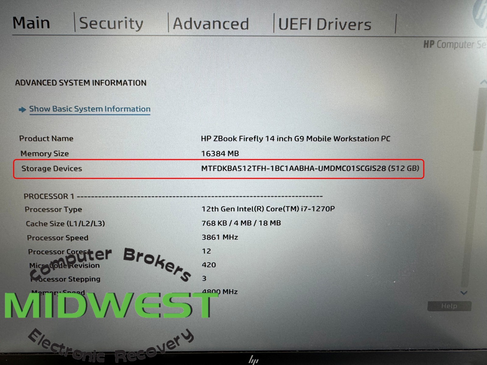 HP ZBook Firefly 14-inch G9 i7-1270P 2.2GHz 16GB 512GB SSD