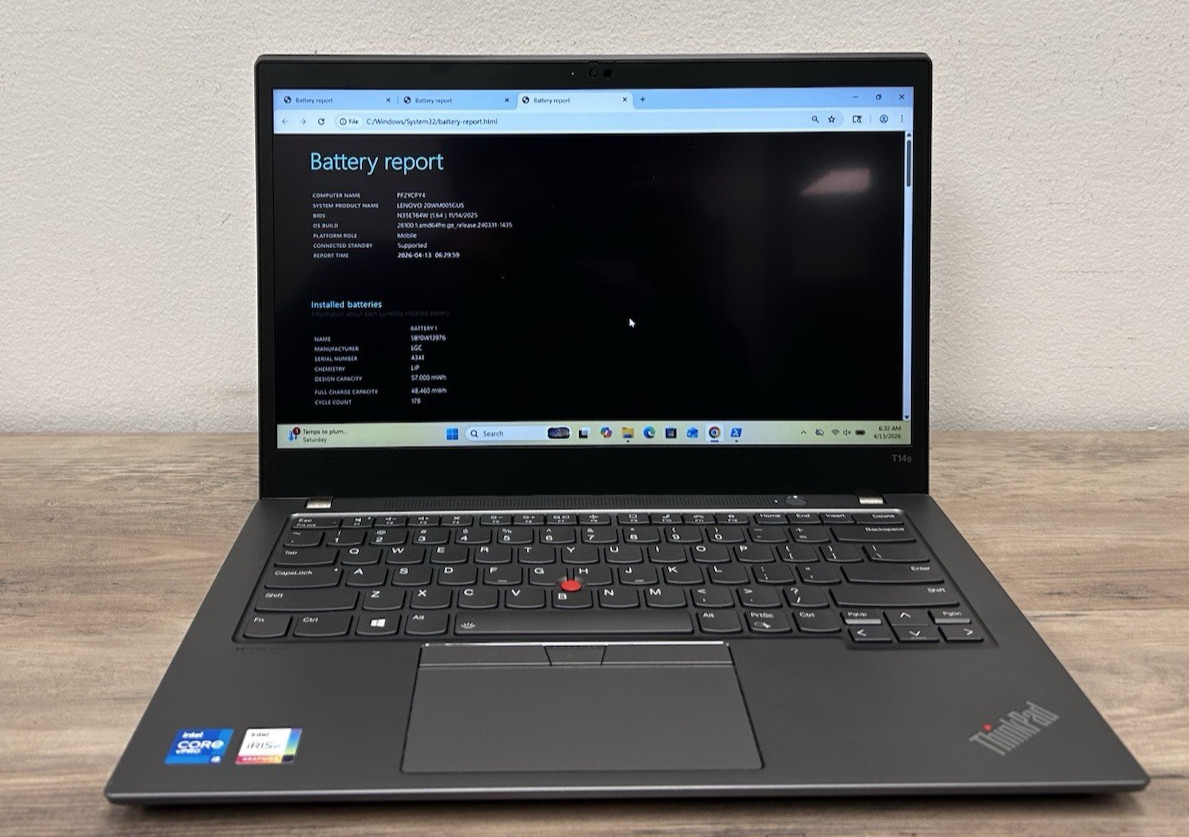 Lenovo ThinkPad T14s Gen 2 Intel Core i55-1145G7 |20WM005GUS-Touch |256GB SSD|
