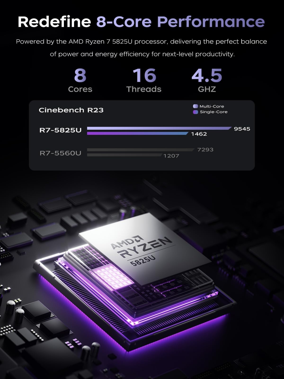 KAIGERR Gaming Laptop, 1TB NVMe SSD 16GB RAM Laptop Computer
