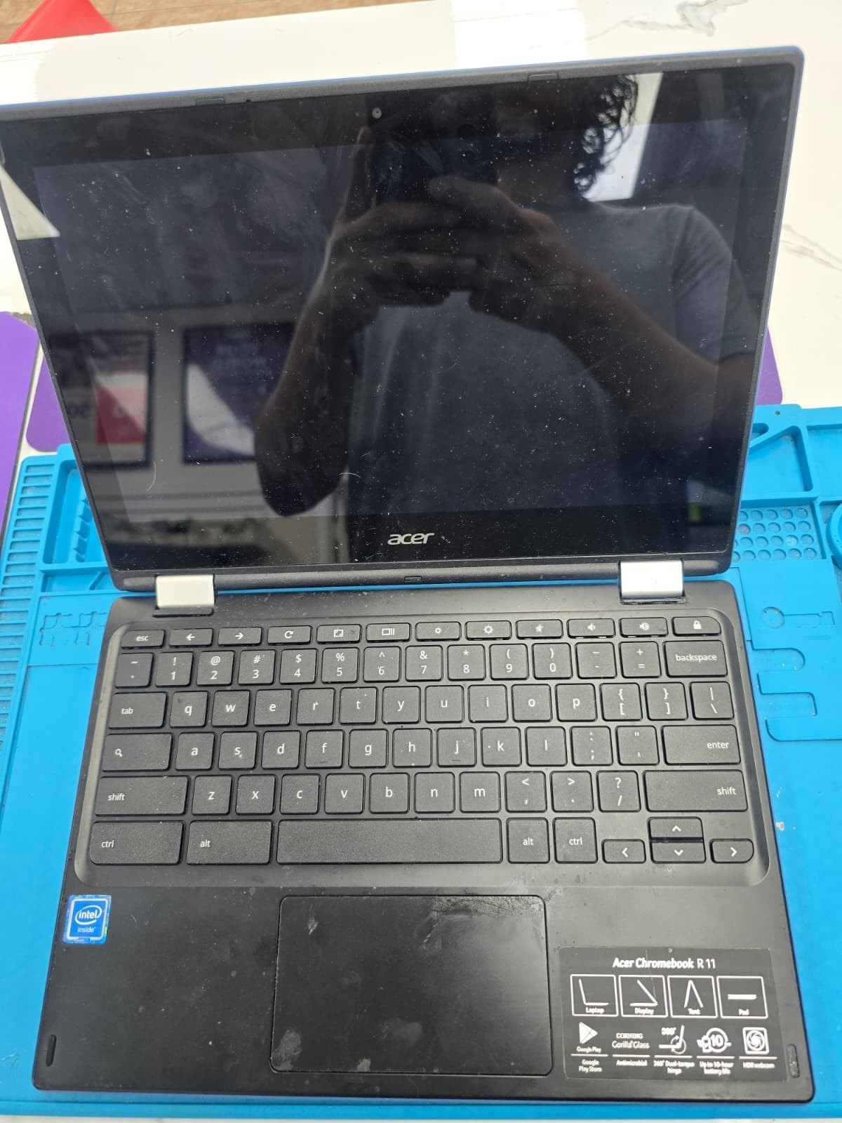 Acer Chromebook 11 N15Q8 Intel, BLU NO POWER FOR PARTS