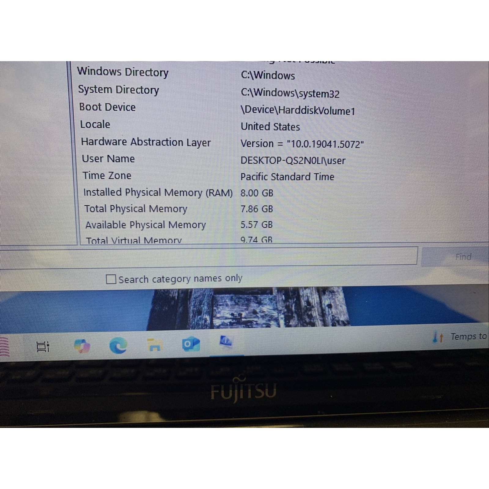 Fujitsu LIFEBOOK AH562 /i5-3230M 8GB RAM 1TB HHD WIND 10 Touch Screen