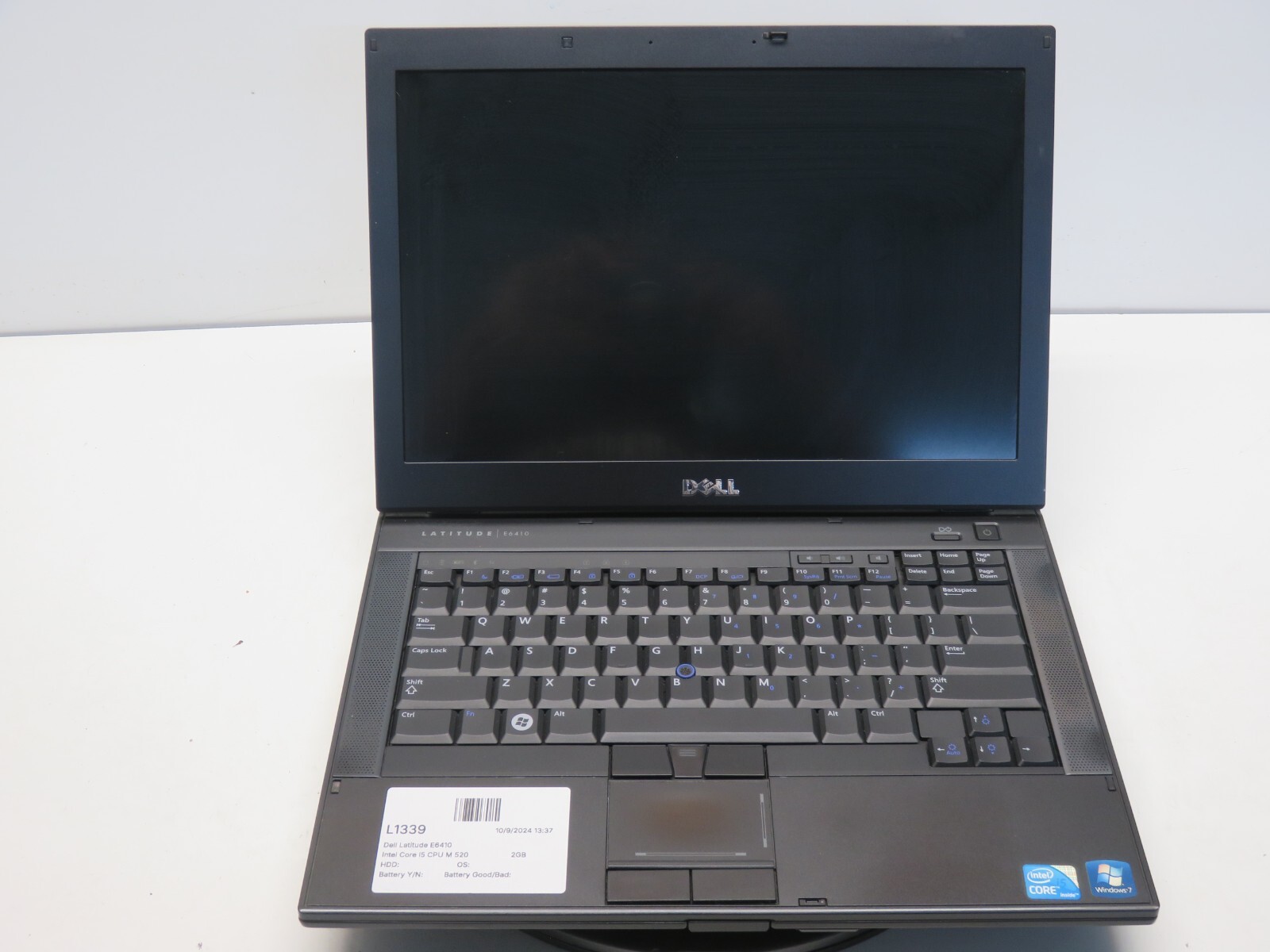 Dell Latitude E6410 Intel Core i5 CPU M 520 2.40GHz 2GB 500 GB WIN XP