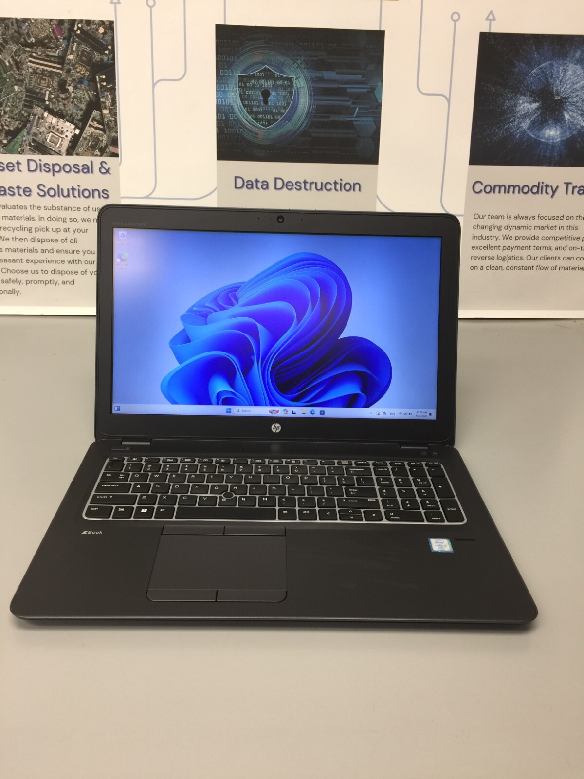 HP ZBook 15u G3 – 15.6″ Core i7 6th gen 2.60GHz 8GB RAM 256 GB SSD WIN 11 PRO