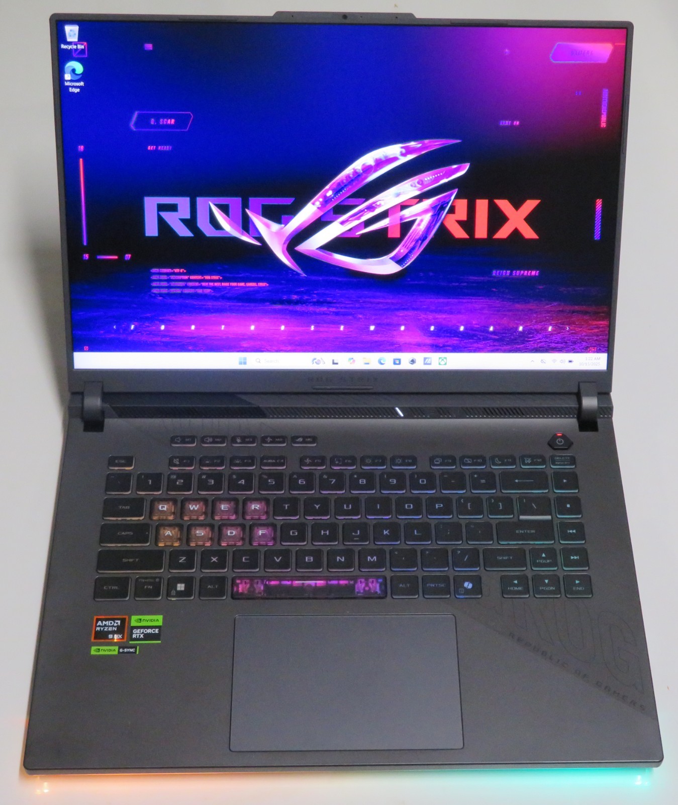 ASUS ROG Strix G16 Gaming Laptop 16″ AMD Ryzen 9 8940HX RTX 5070 Ti 16GB 1TB