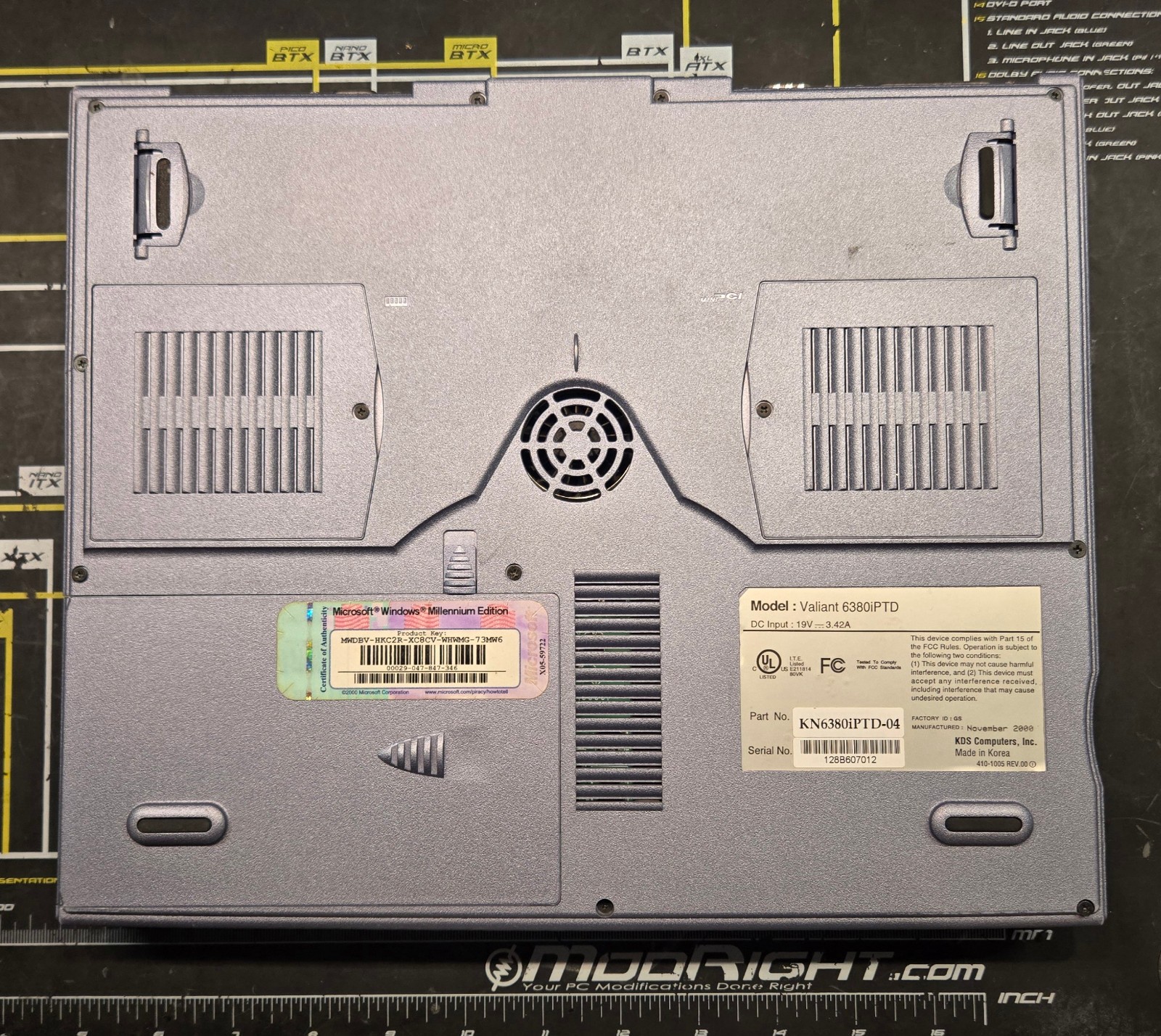 Vintage KDS Valiant 6380iPTD (Intel Pentium III @ 800 MHz, 256 MB RAM, WinME)