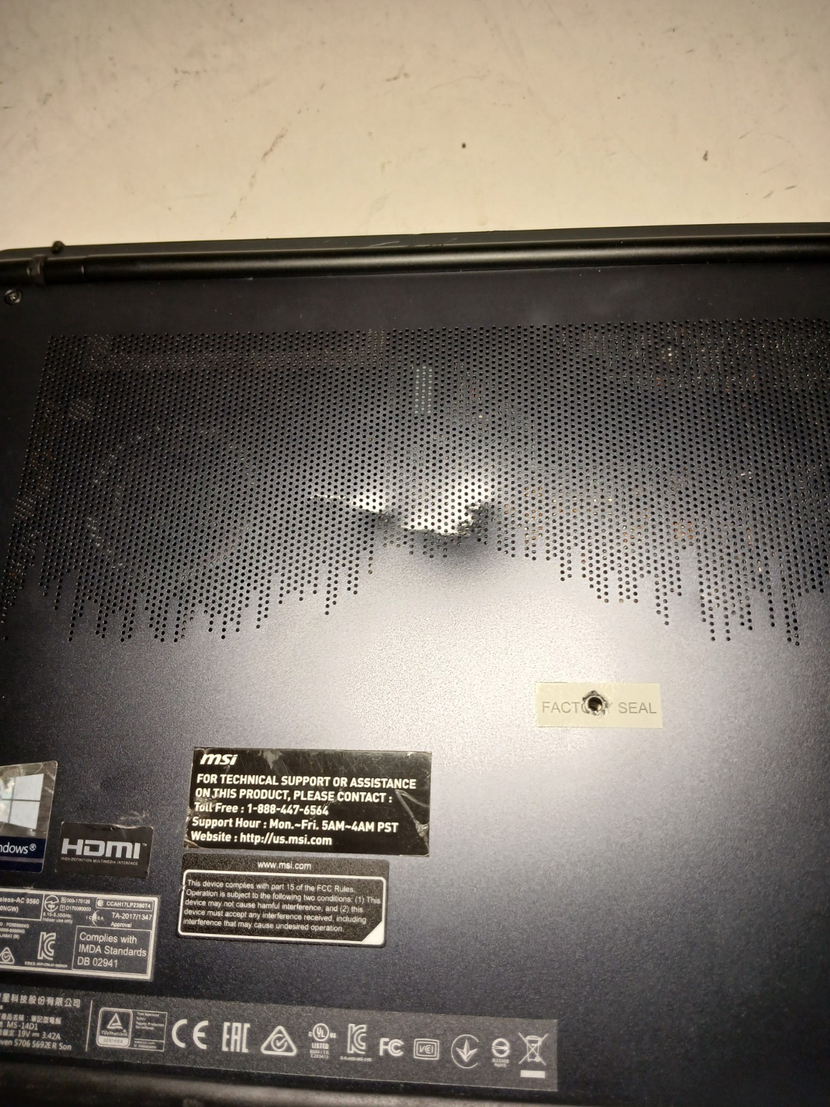 MSI Modern 14 B10MW i5-10210U 16GB RAM 256GB SSD Win11 #97