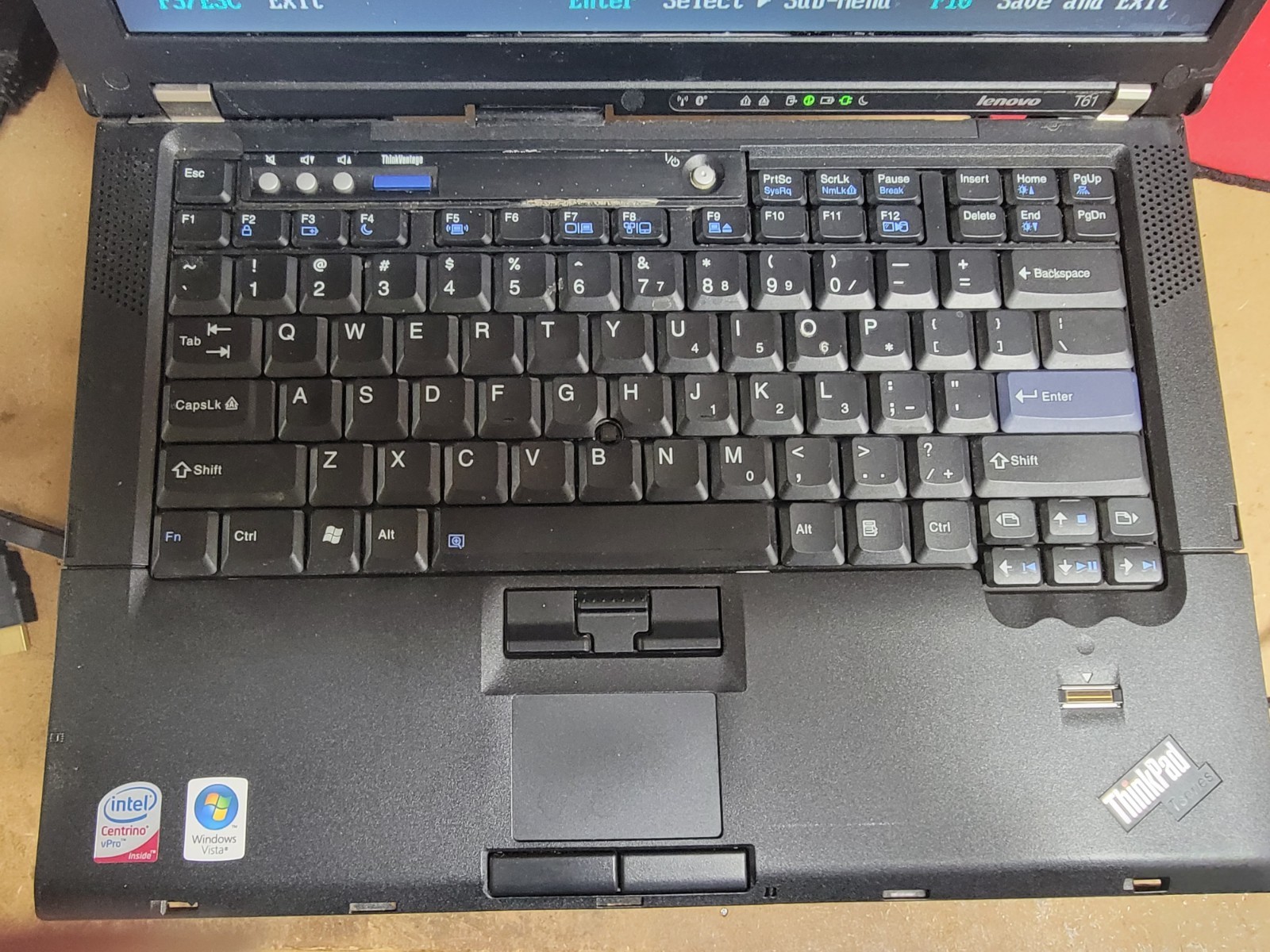 Lenovo T61 LAPTOP – INTEL CORE 2 DUO – 512MB RAM – PARTS ONLY – SEE DESCRIPTION