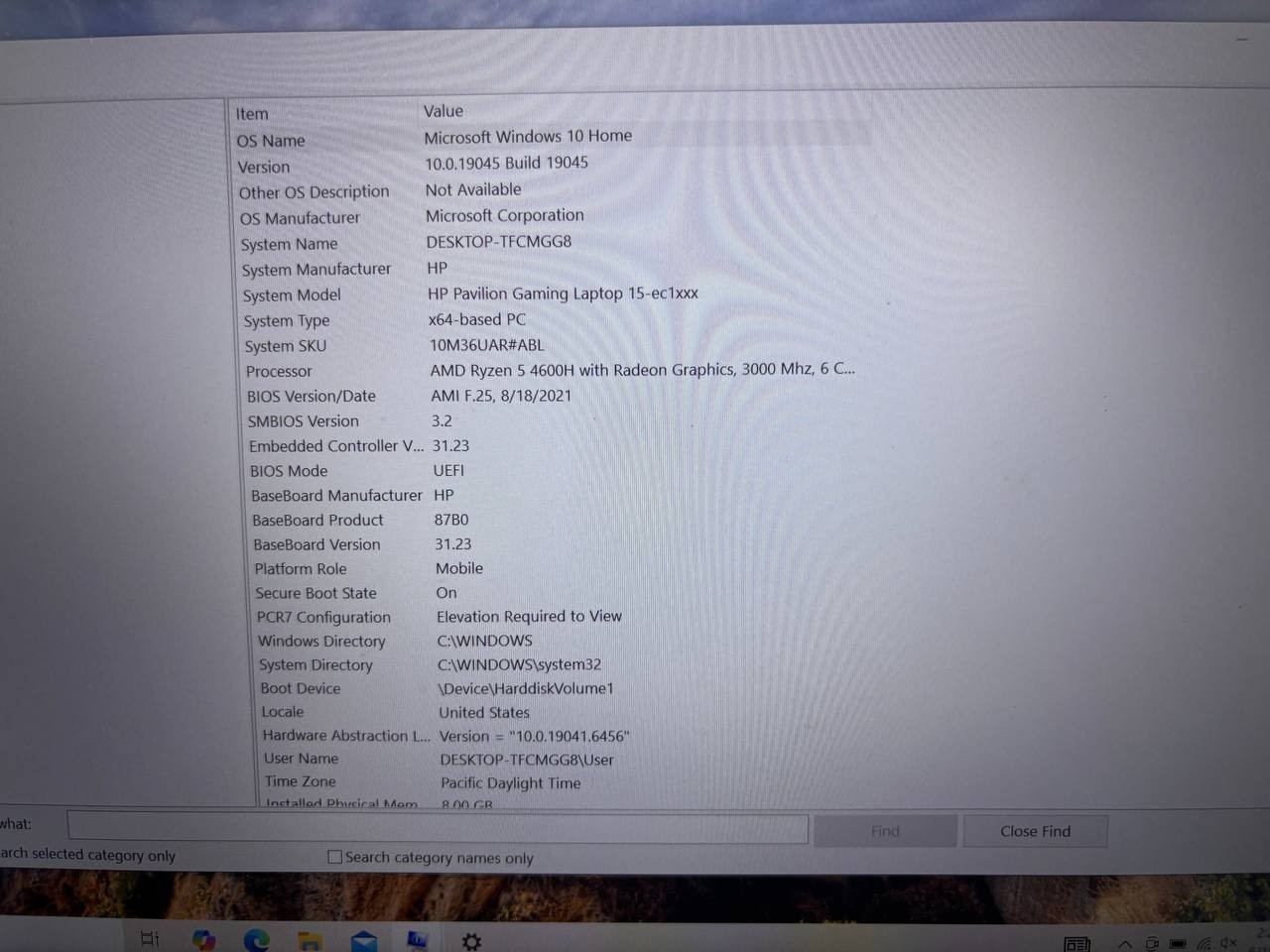 HP Pavilion Gaming Laptop Ryzen 5 4600H GTX 1050 8GB Ram 256GB SSD 1TB HDD PH9