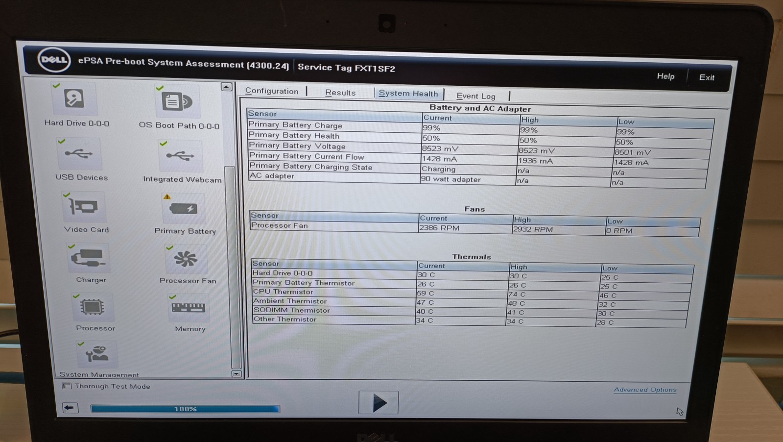 Dell Latitude E5470 i5-6440Q 8GB RAM Win 11 Pro No HDD, Wifi, or A/C *READ* Tstd